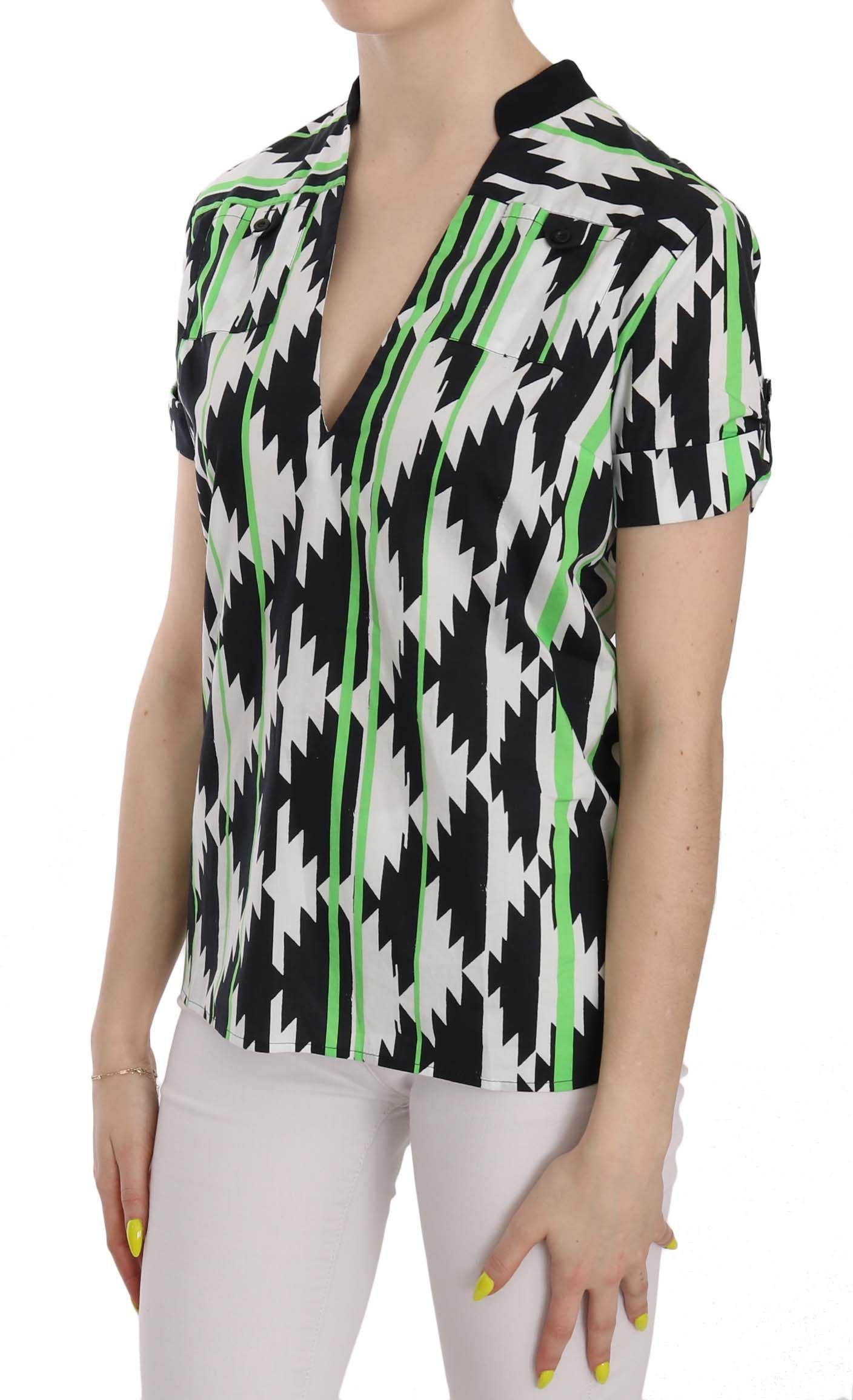 Kostüm Ulusal Çok Renkli Düşük Kesim Bluz Üstü