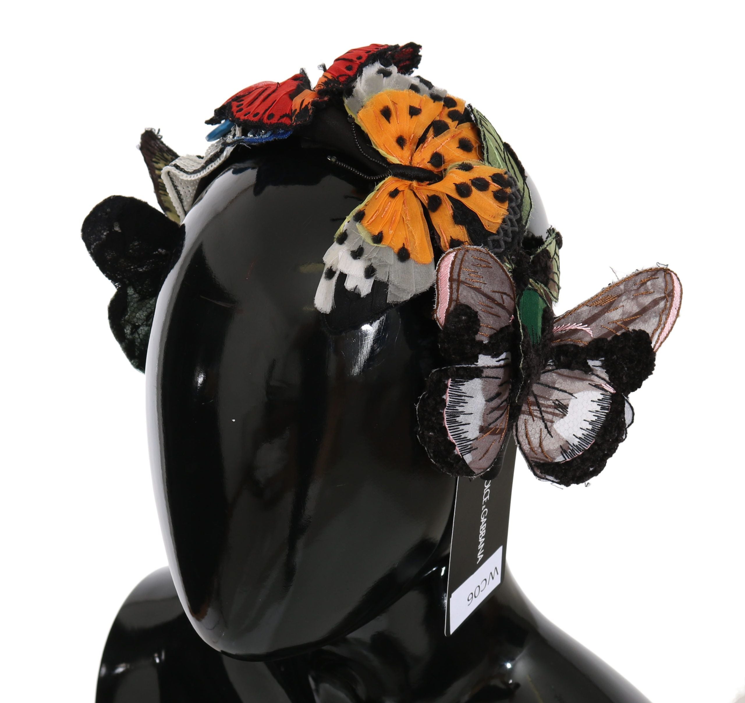 Dolce & Gabbana Tiara Floral Schmetterling Pailletten Diadem Stirnband