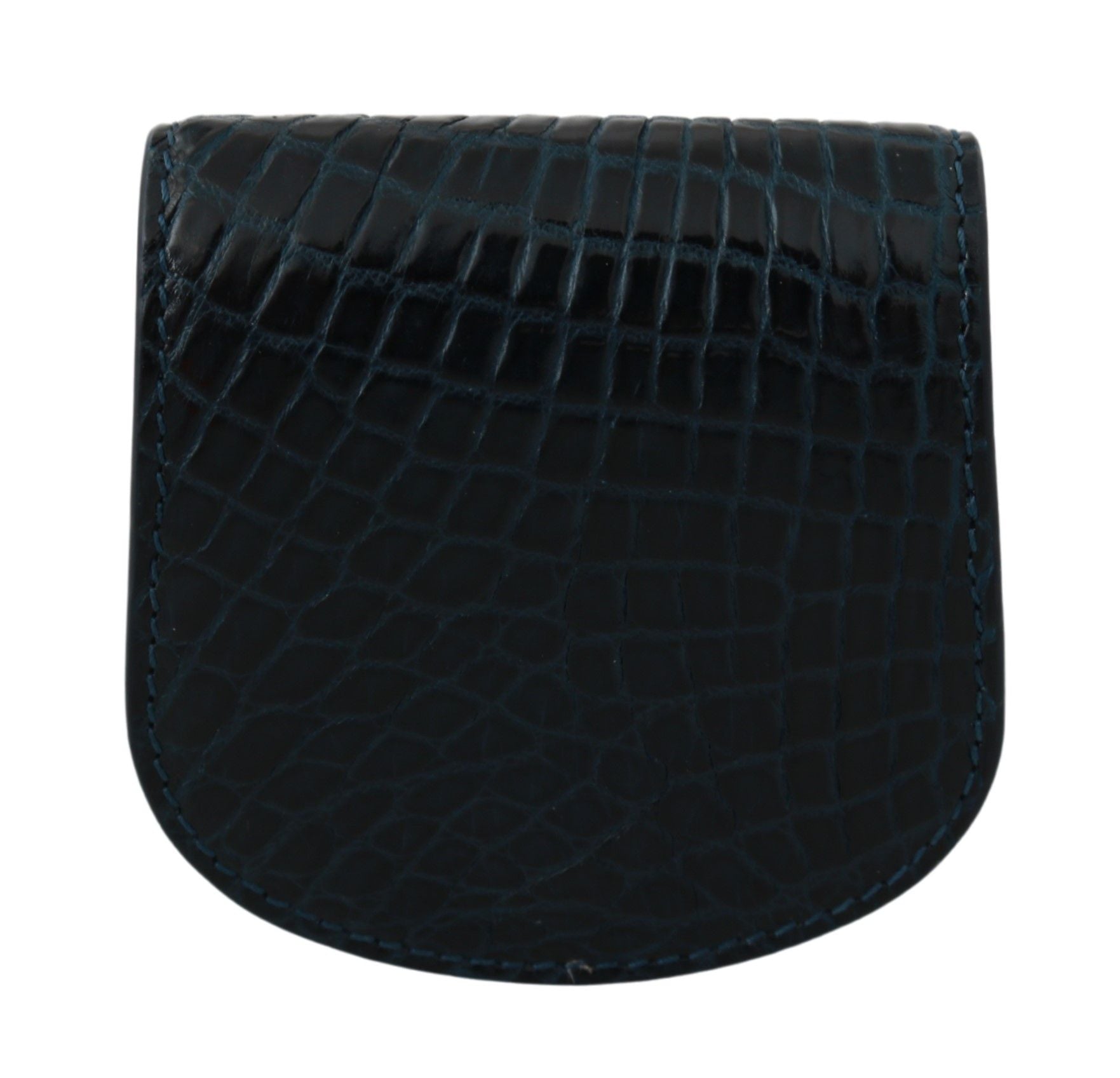 Dolce & Gabbana Blaue exotische Häute Kondom Fall Halter Tasche