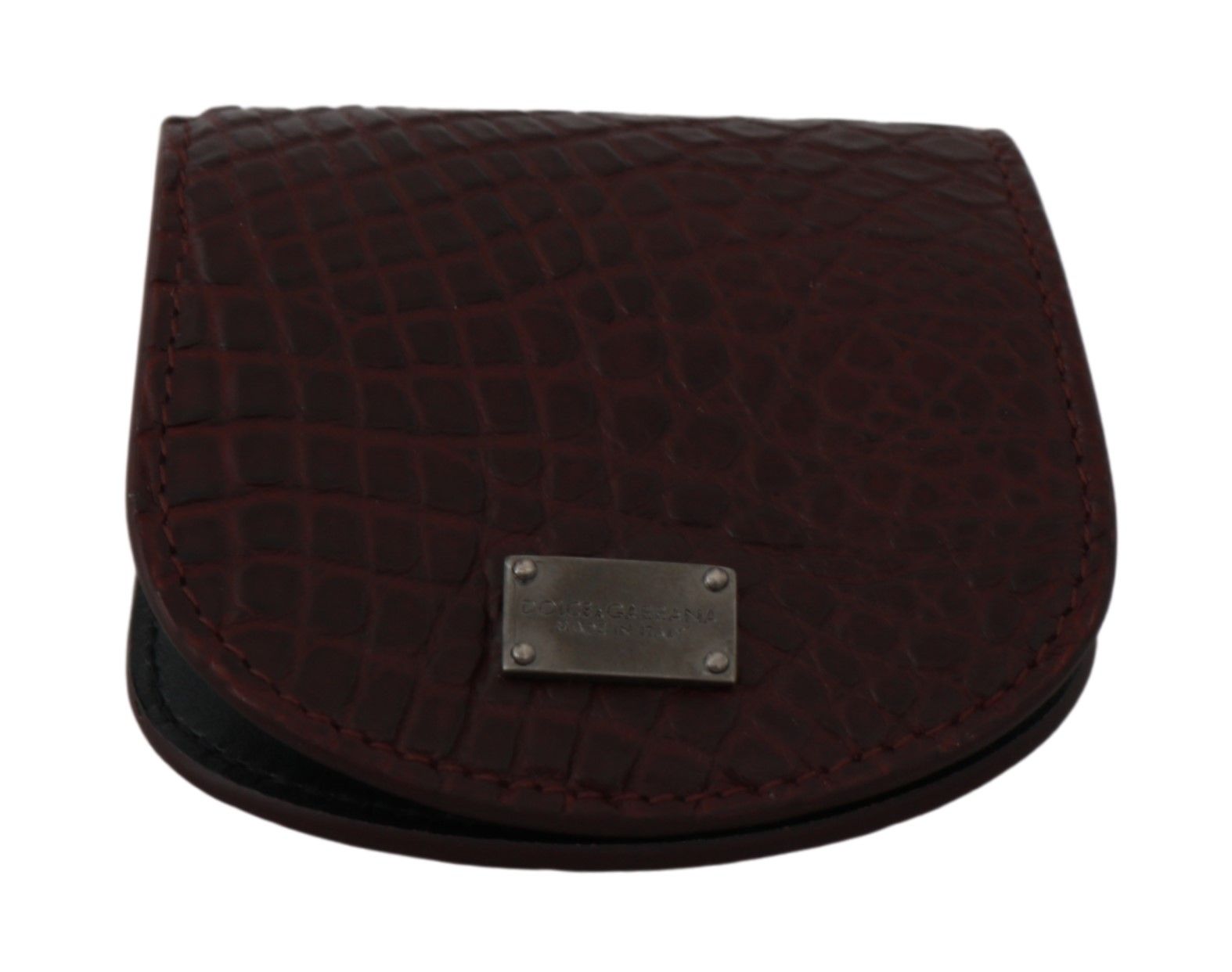 Dolce & Gabbana Brauner Exotenhaut-Taschenkondom-Etui-Halter