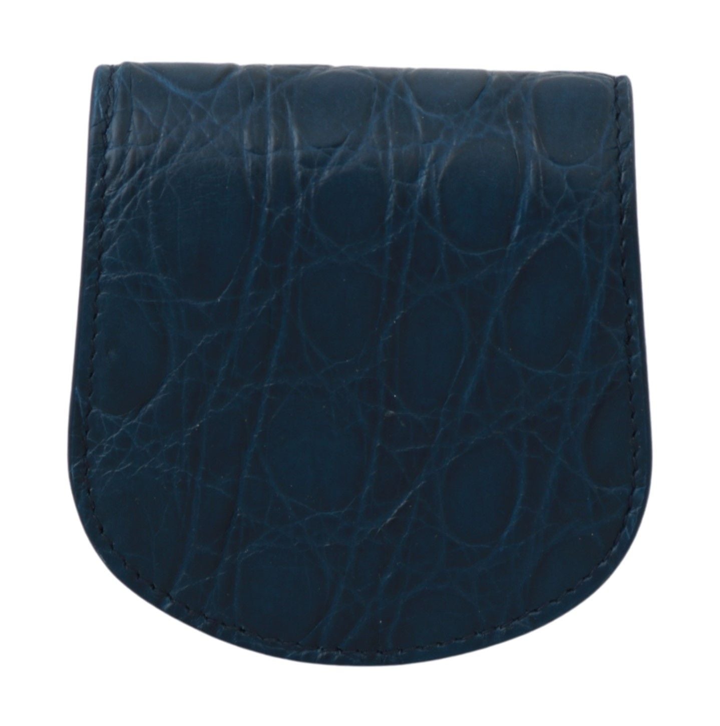 Dolce &amp; Gabbana Blue Leather Bag with Condom Holder