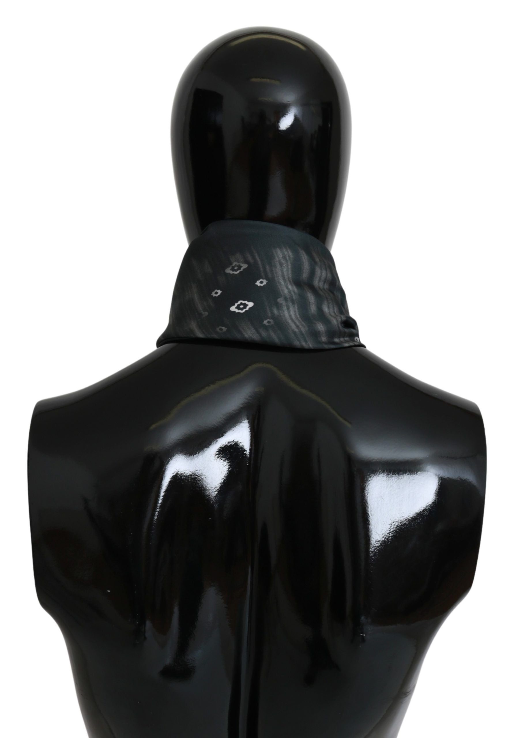 Costume National Blauer Foulard Seidenschal für Frauen