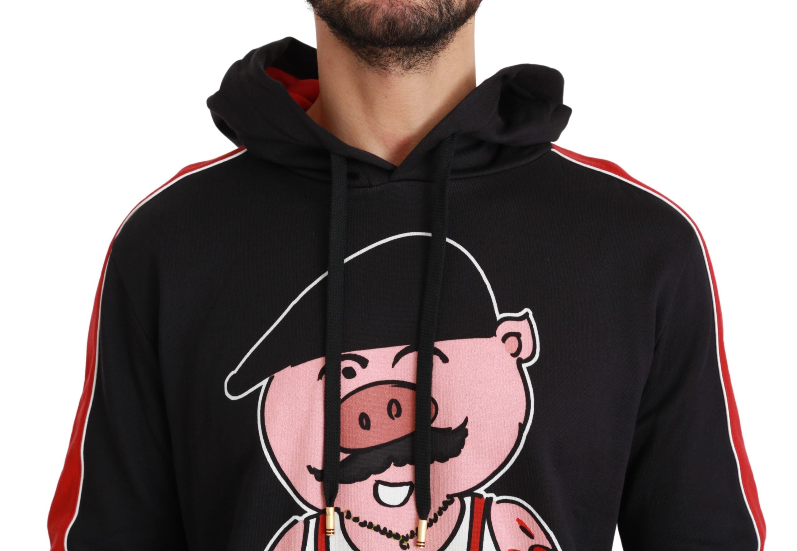 Dolce &amp; Gabbana Black Pig of the Year Hoodie 