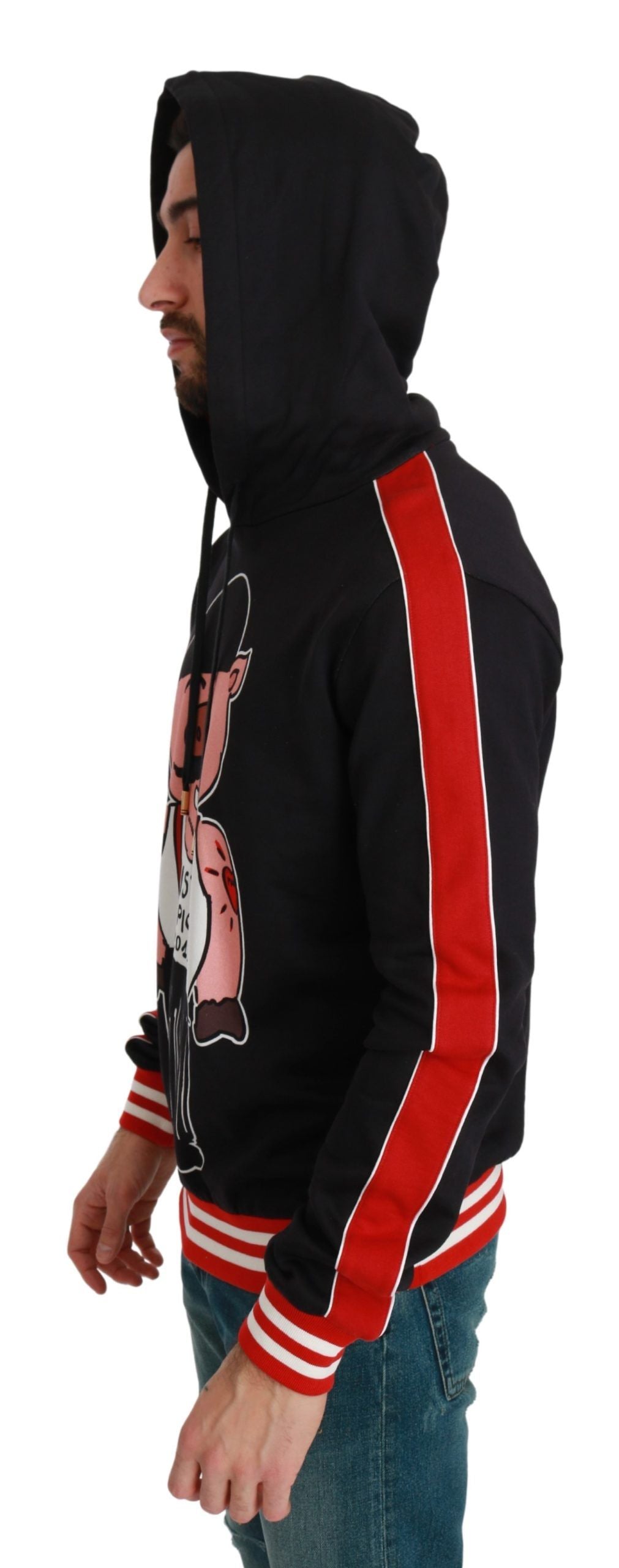 Dolce &amp; Gabbana Black Pig of the Year Hoodie 