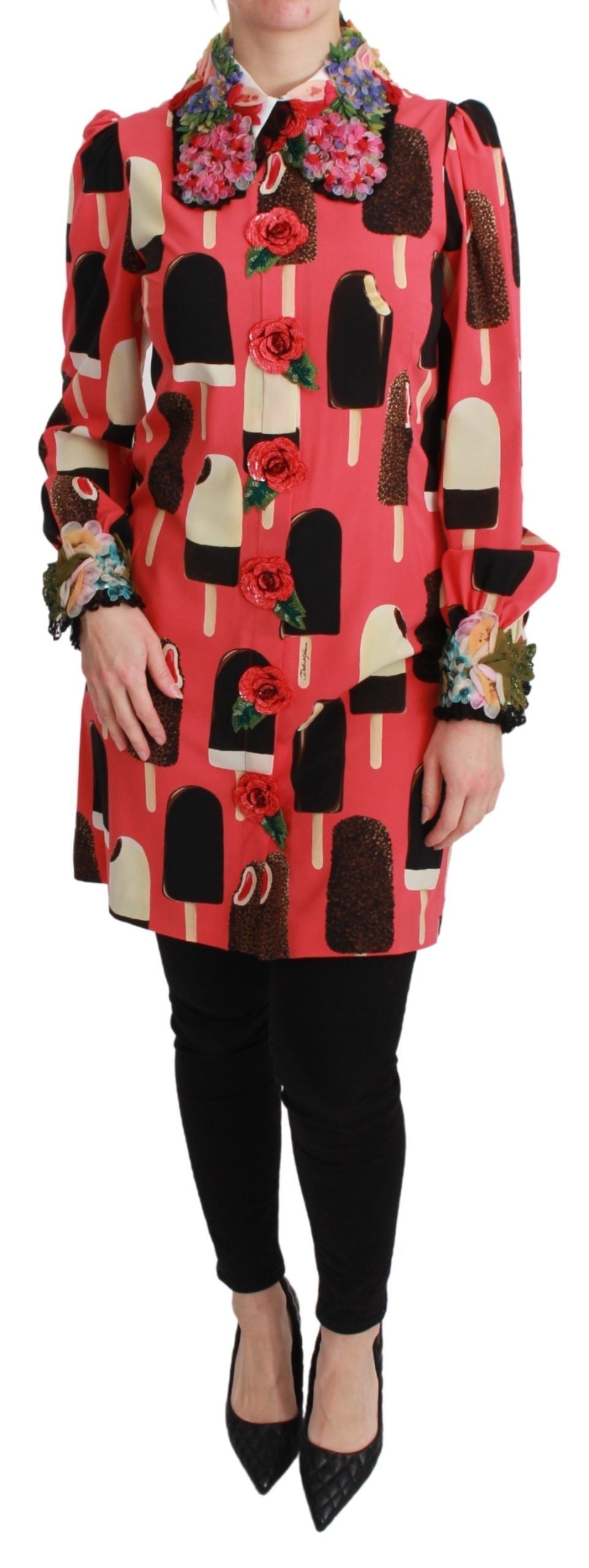 Dolce &amp; Gabbana Adorable pink sheath dress with sequins