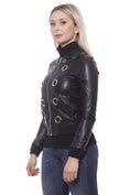 Load image into Gallery viewer, 19V69 Italia Chic slim jacket made of eco-leather with rivets
