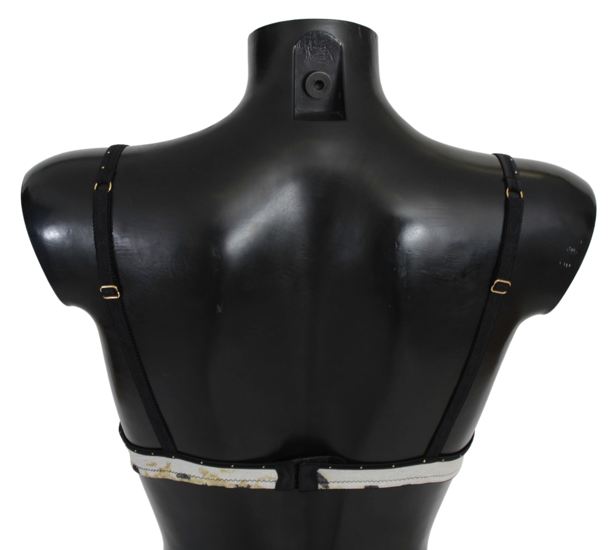 Just Cavalli Weißer Polyester-Elasthan-Push-up-BH Unterwäsche