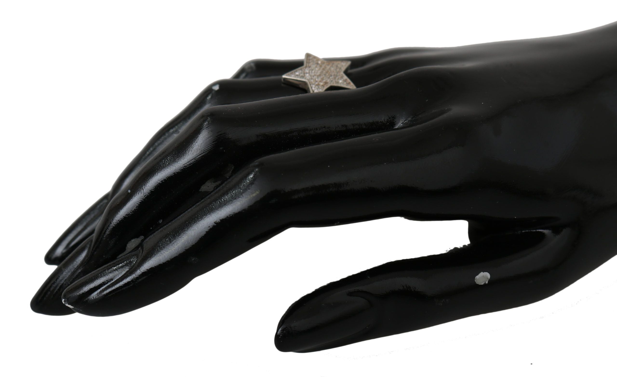 Nialaya Silber Damen klar CZ Stern 925 Ring