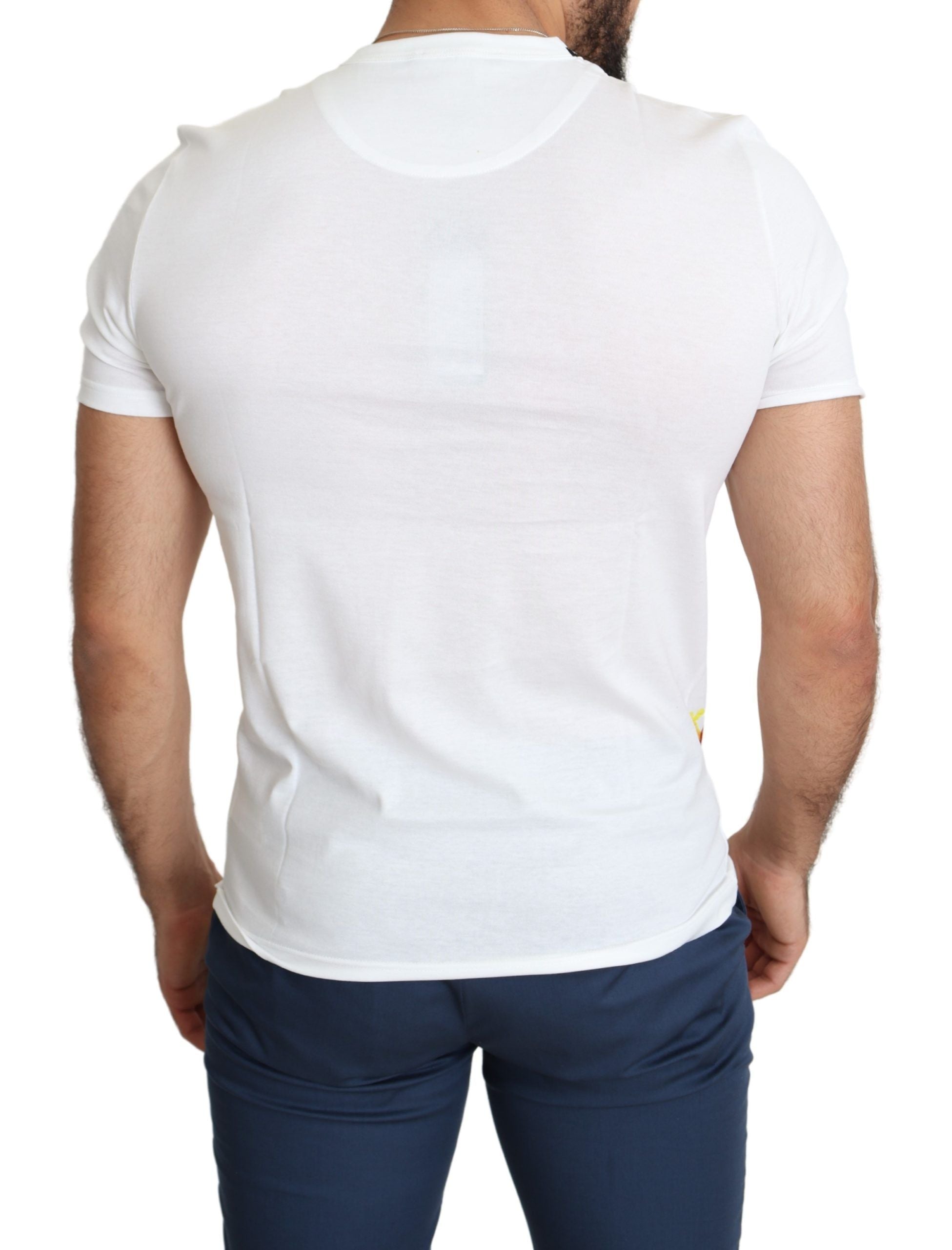 Dolce &amp; Gabbana White Saint Valentine Print Cotton T-Shirt for Men 