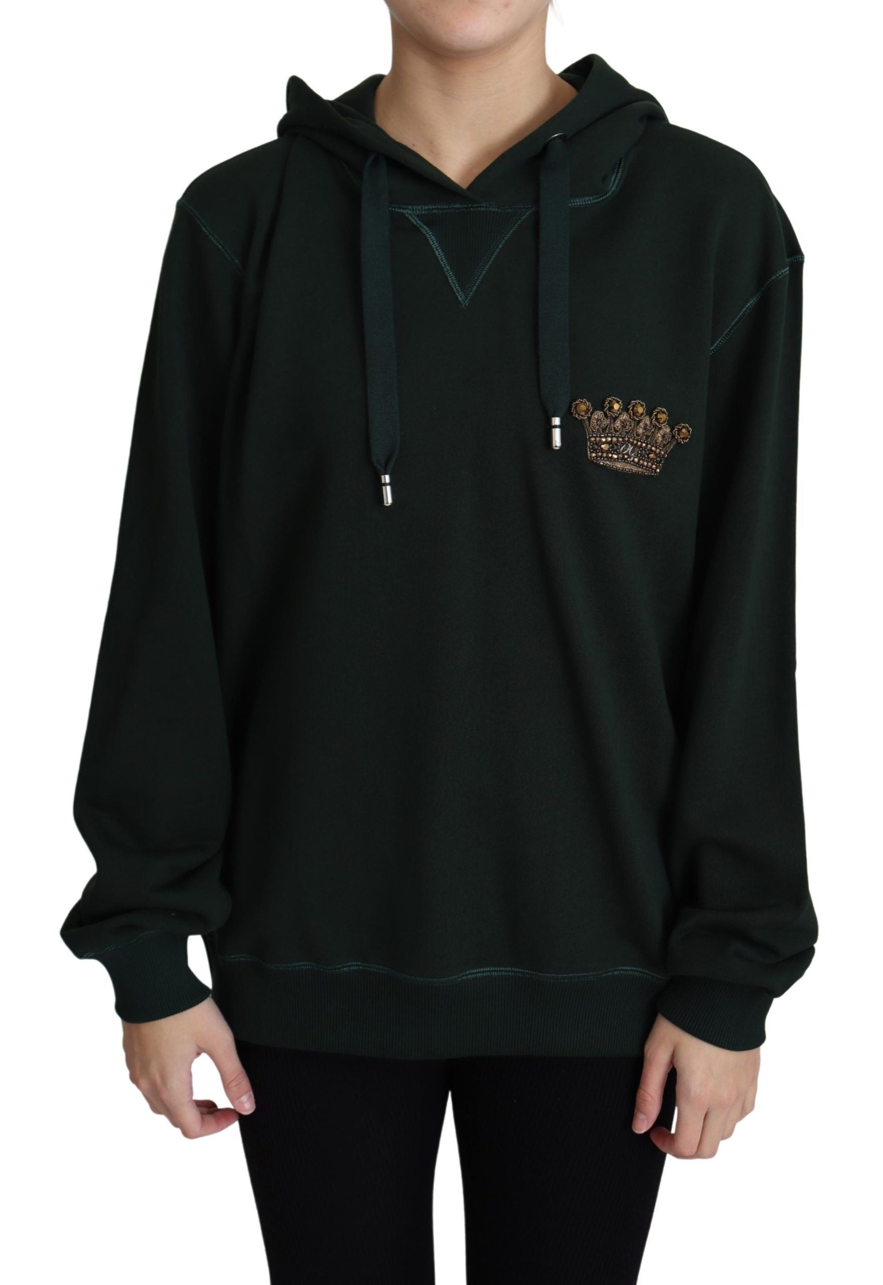 Dolce &amp; Gabbana Embroidered Royal Crown Hoodie