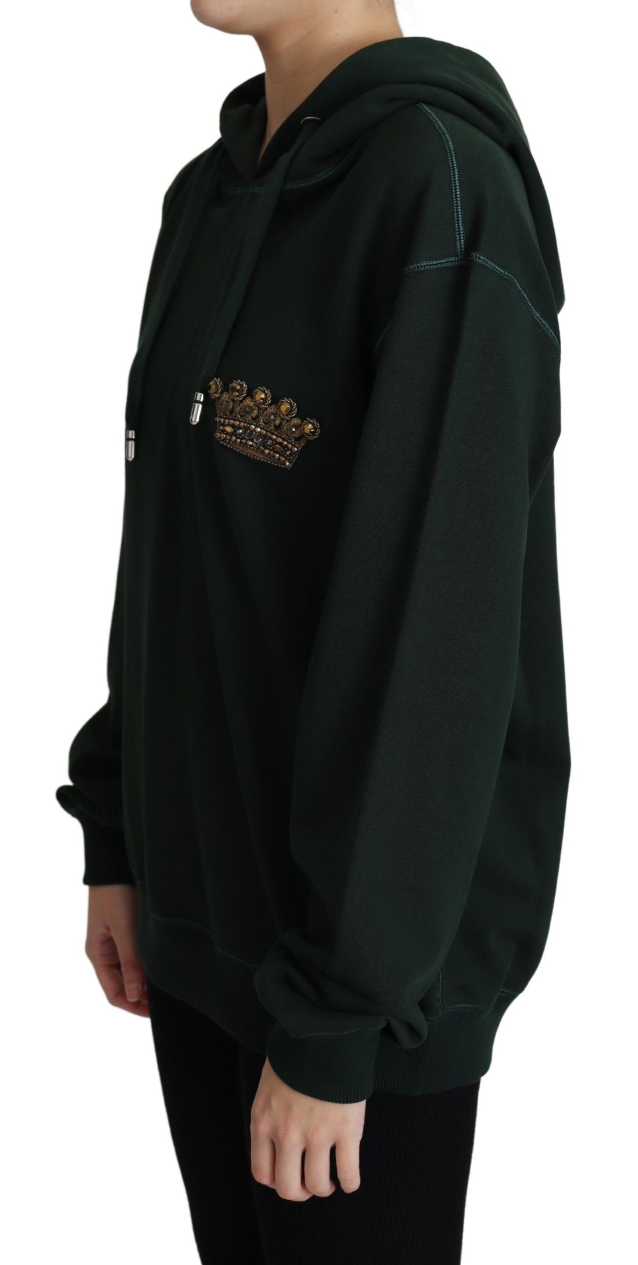 Dolce &amp; Gabbana Embroidered Royal Crown Hoodie
