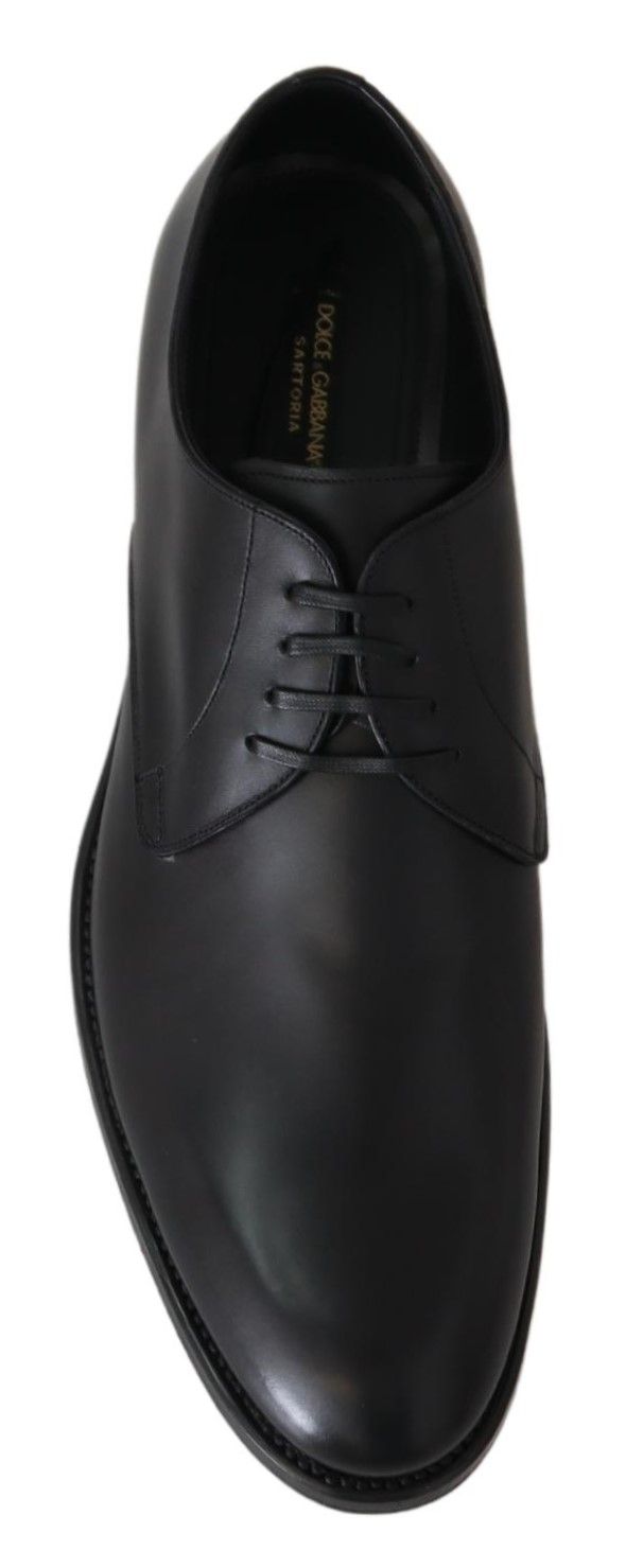 Dolce &amp; Gabbana Elegant derby shoes made of black leather