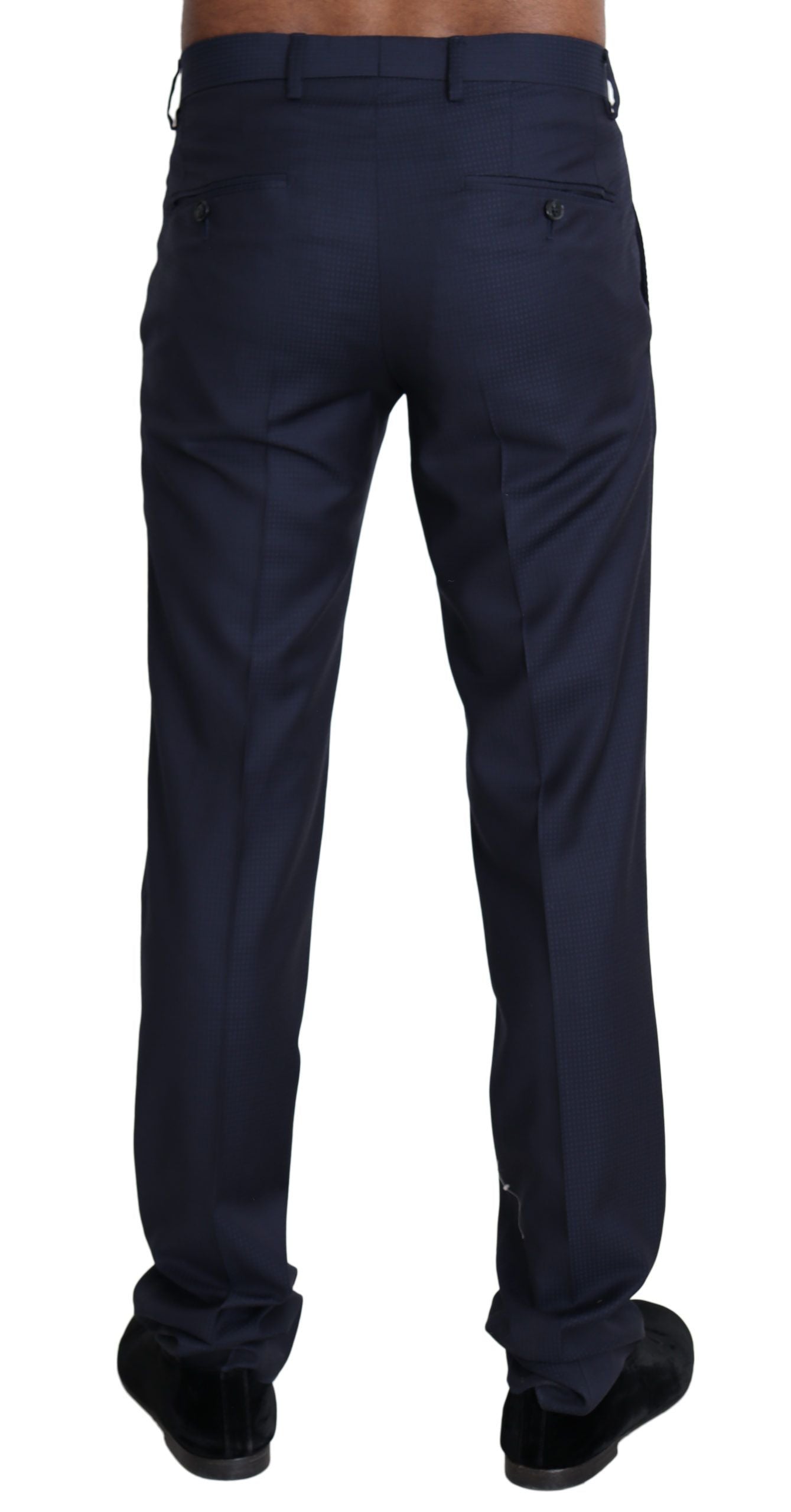 Dolce & Gabbana Marineblaue Kleid Formal Männer Hose Hose