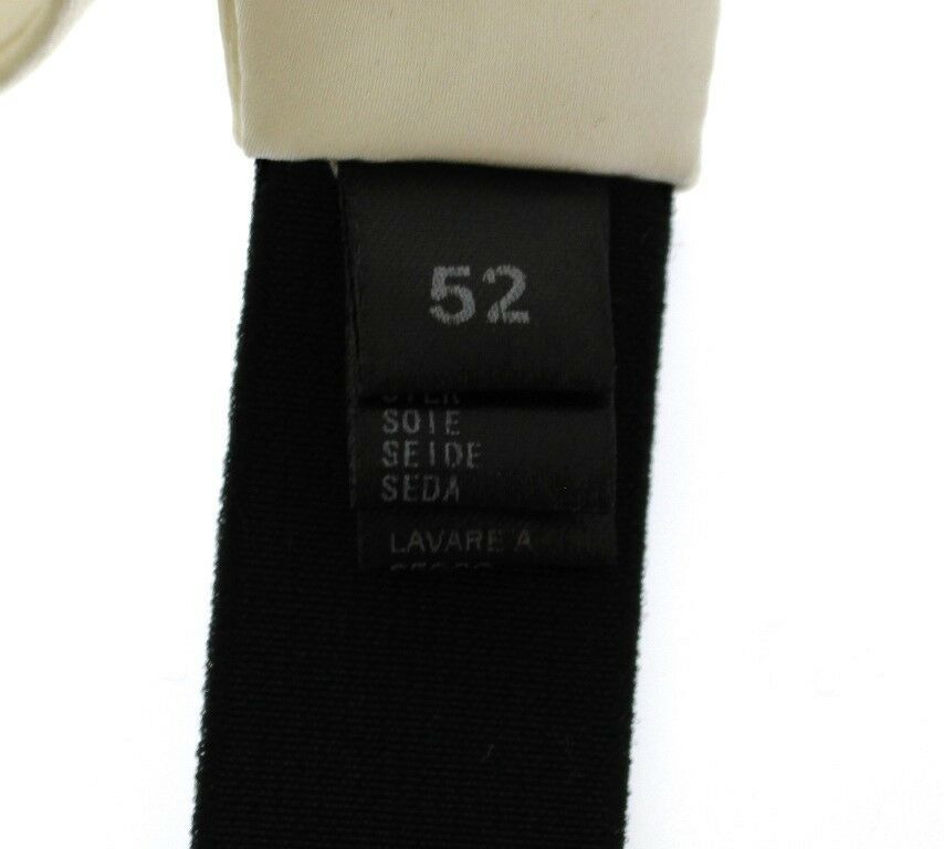 Dolce & Gabbana Weißer Seidenkummerbundgürtel mit Taille