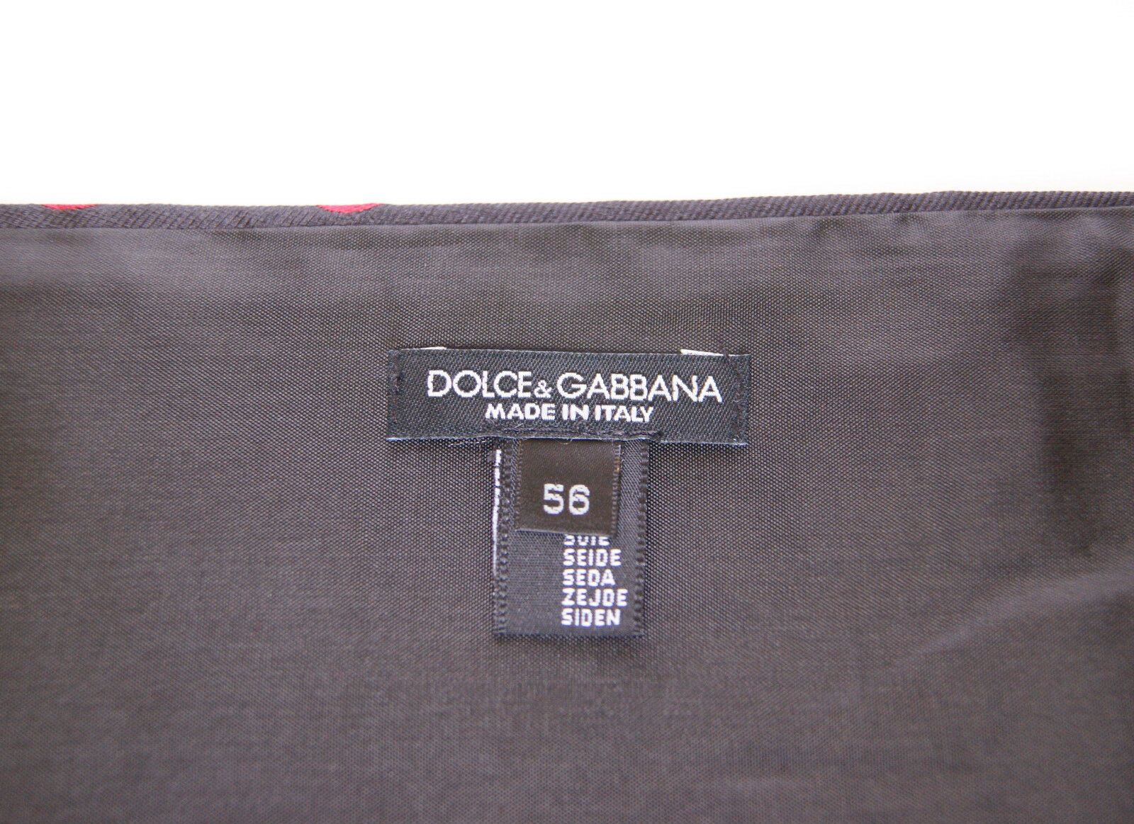 Dolce & Gabbana Schwarzer Smoking Kummerbundgürtel mit Taille