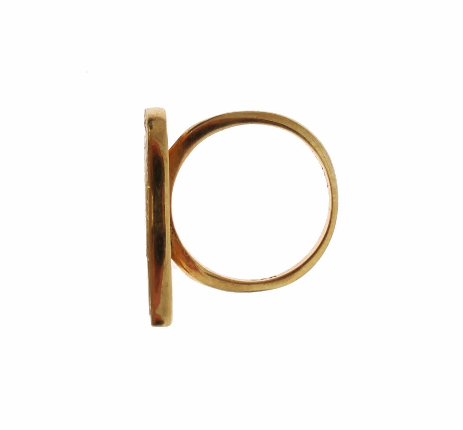 Nialaya Women's Clear CZ Gold 925 Silver Authentic Ring