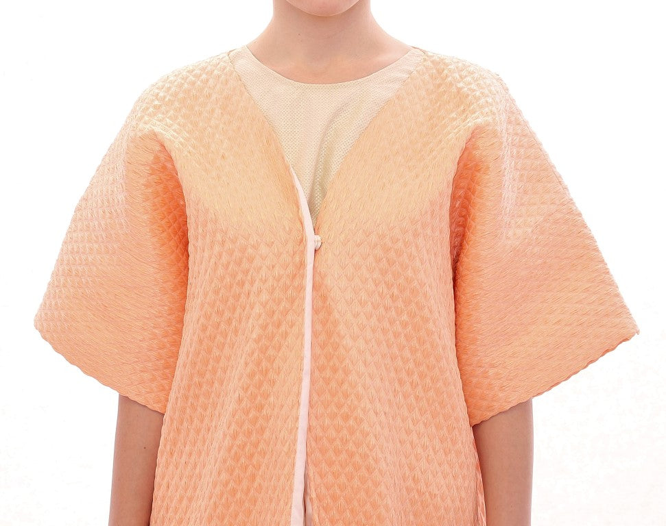 Andrea Incontri Pink Short Sleeve Jacket Coat