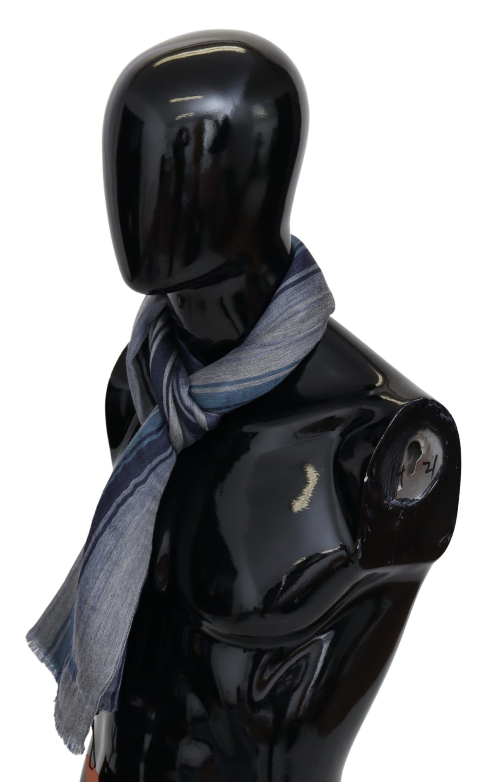 Missoni Mehrfarbig gestreifter Wollschal für Unisex