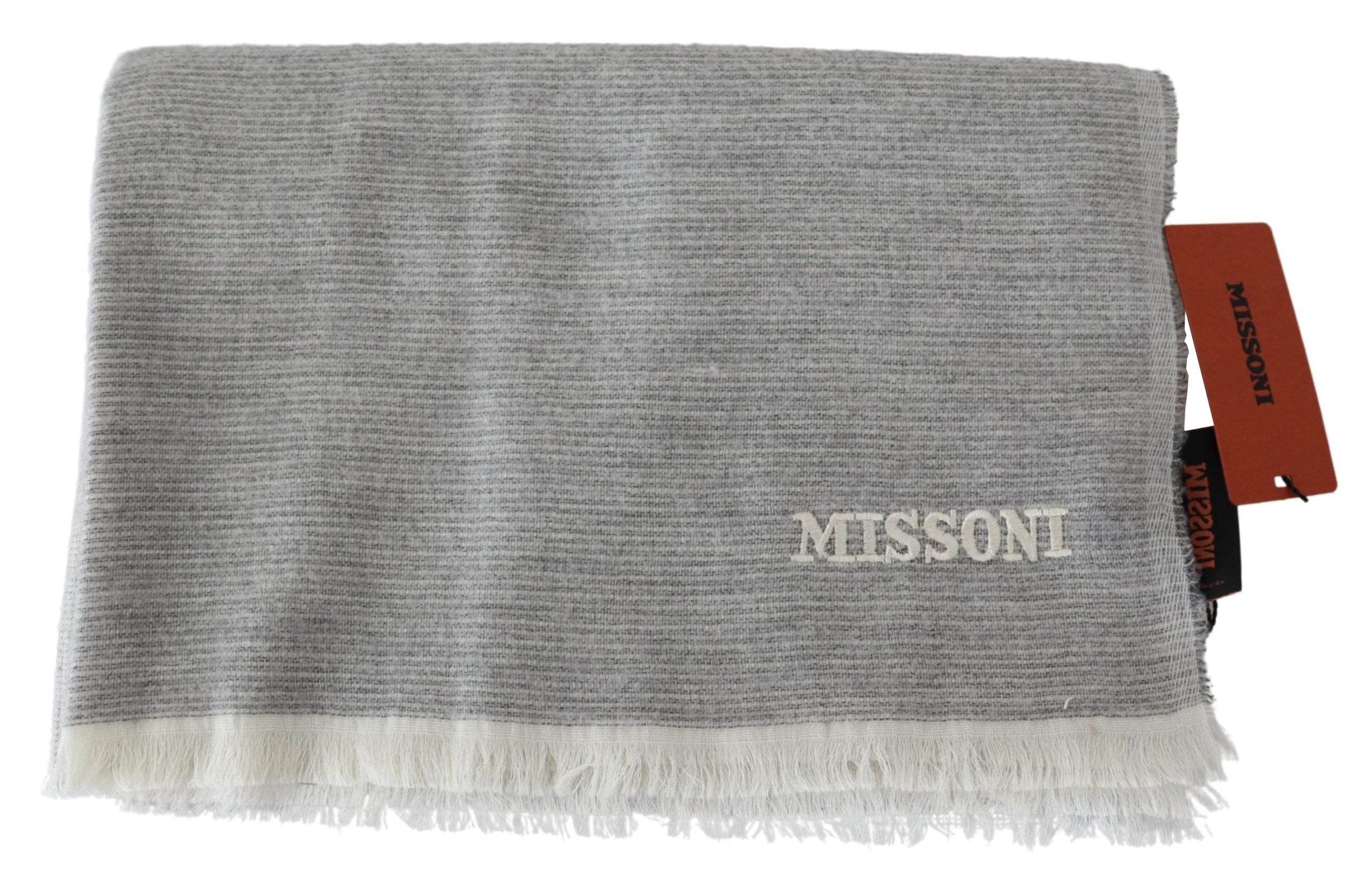 Missoni Beige 100% Wolle Unisex Halstuch