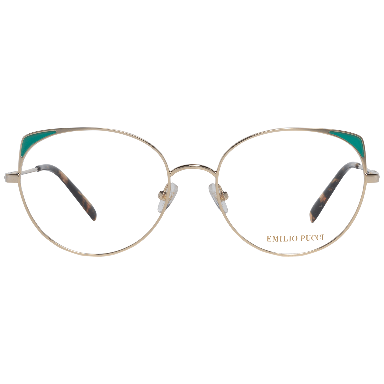 Emilio Pucci gold metal glasses (frame)