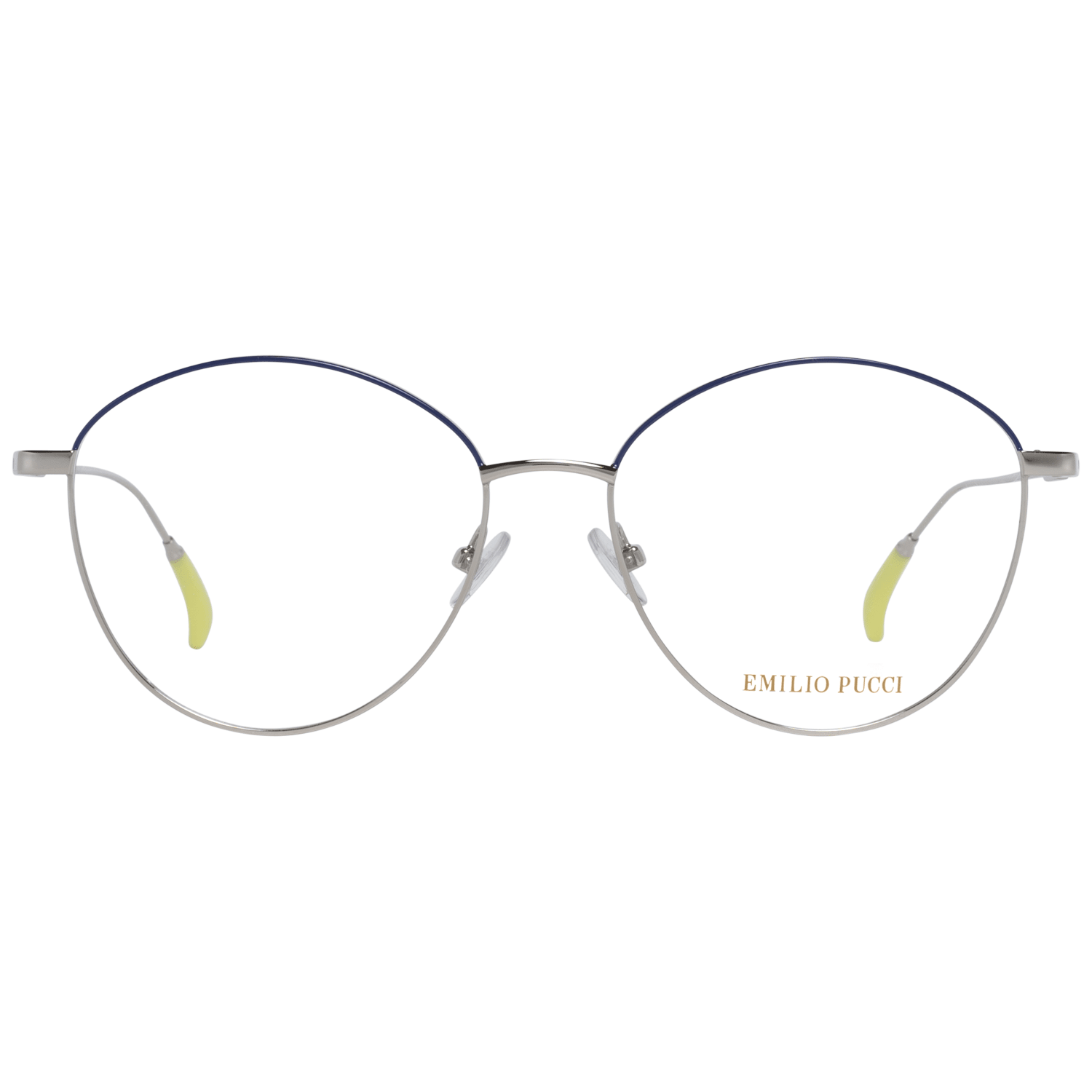 Emilio Pucci Blaue Metallbrille (Gestell)