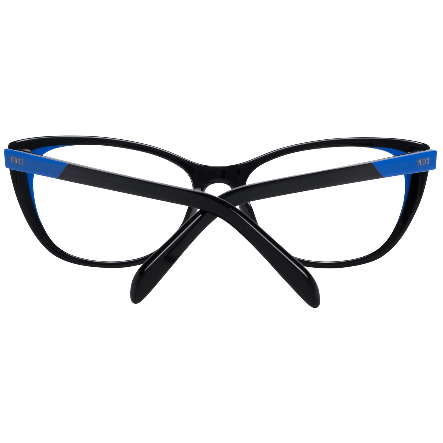Emilio Pucci Elegante schwarze Kunststoff-Brille (Rahmen)