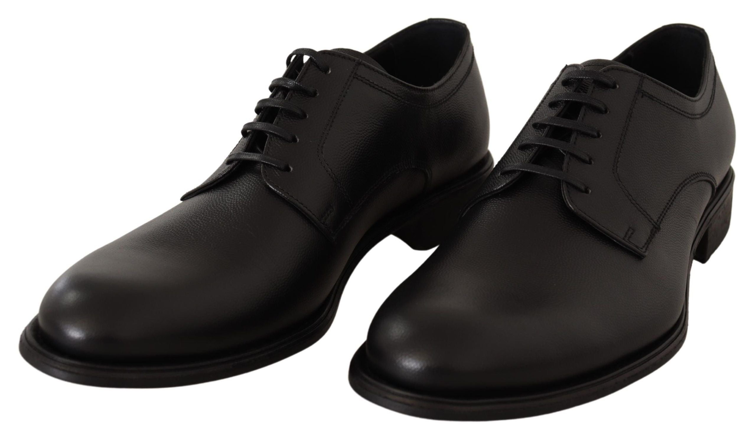 Dolce &amp; Gabbana Elegant derby shoes made of black leather