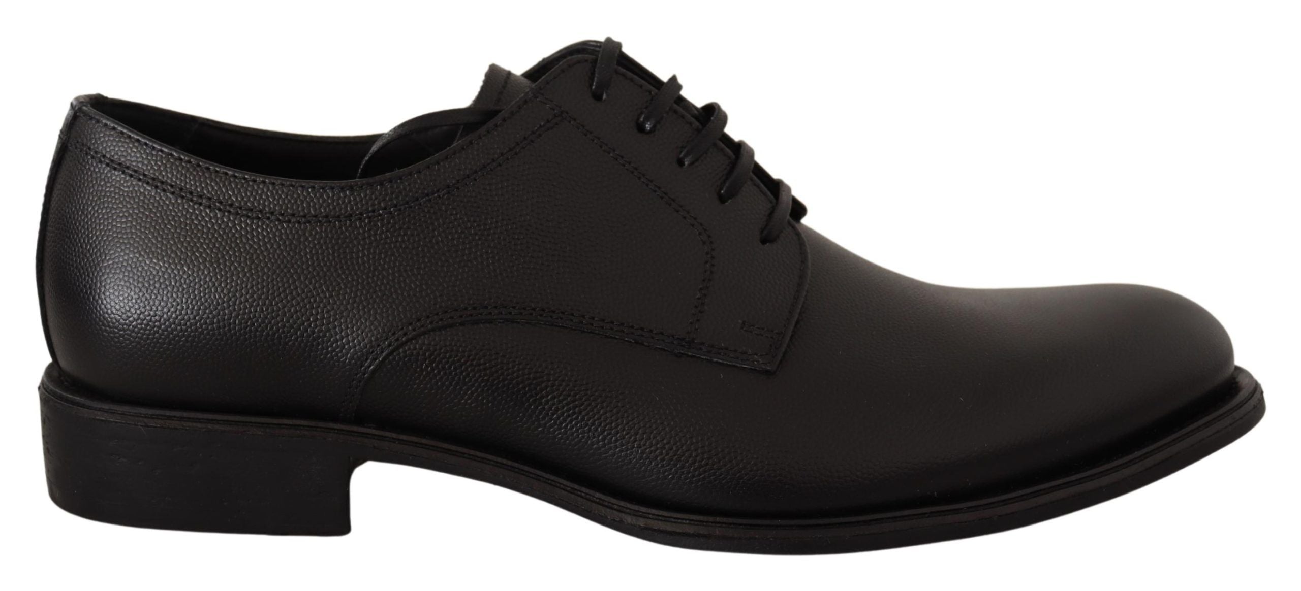 Dolce &amp; Gabbana Elegant derby shoes made of black leather
