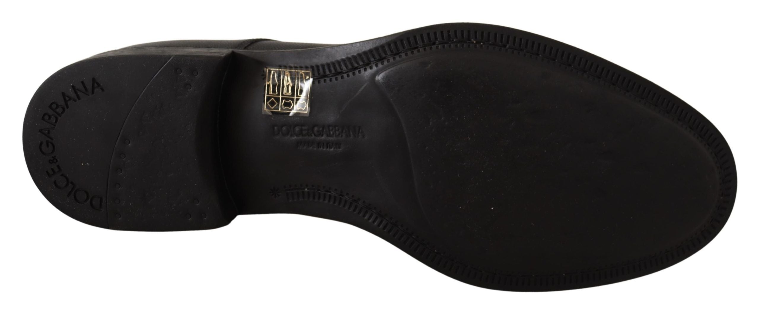 Dolce &amp; Gabbana Elegant derby shoes made of black leather