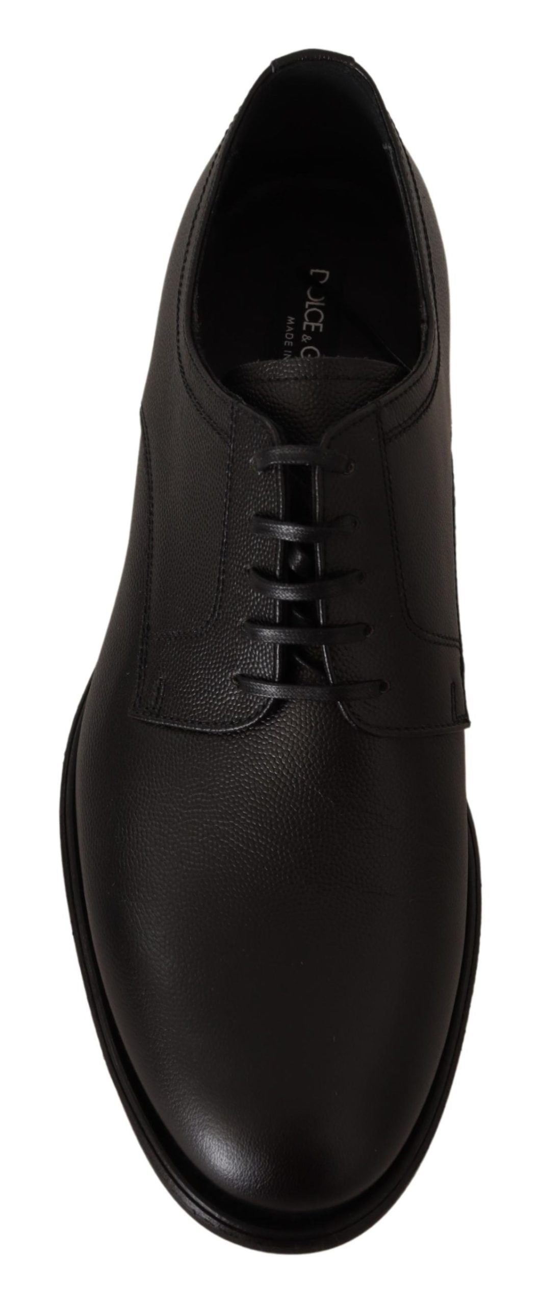 Dolce &amp; Gabbana Elegant derby shoes made of black leather