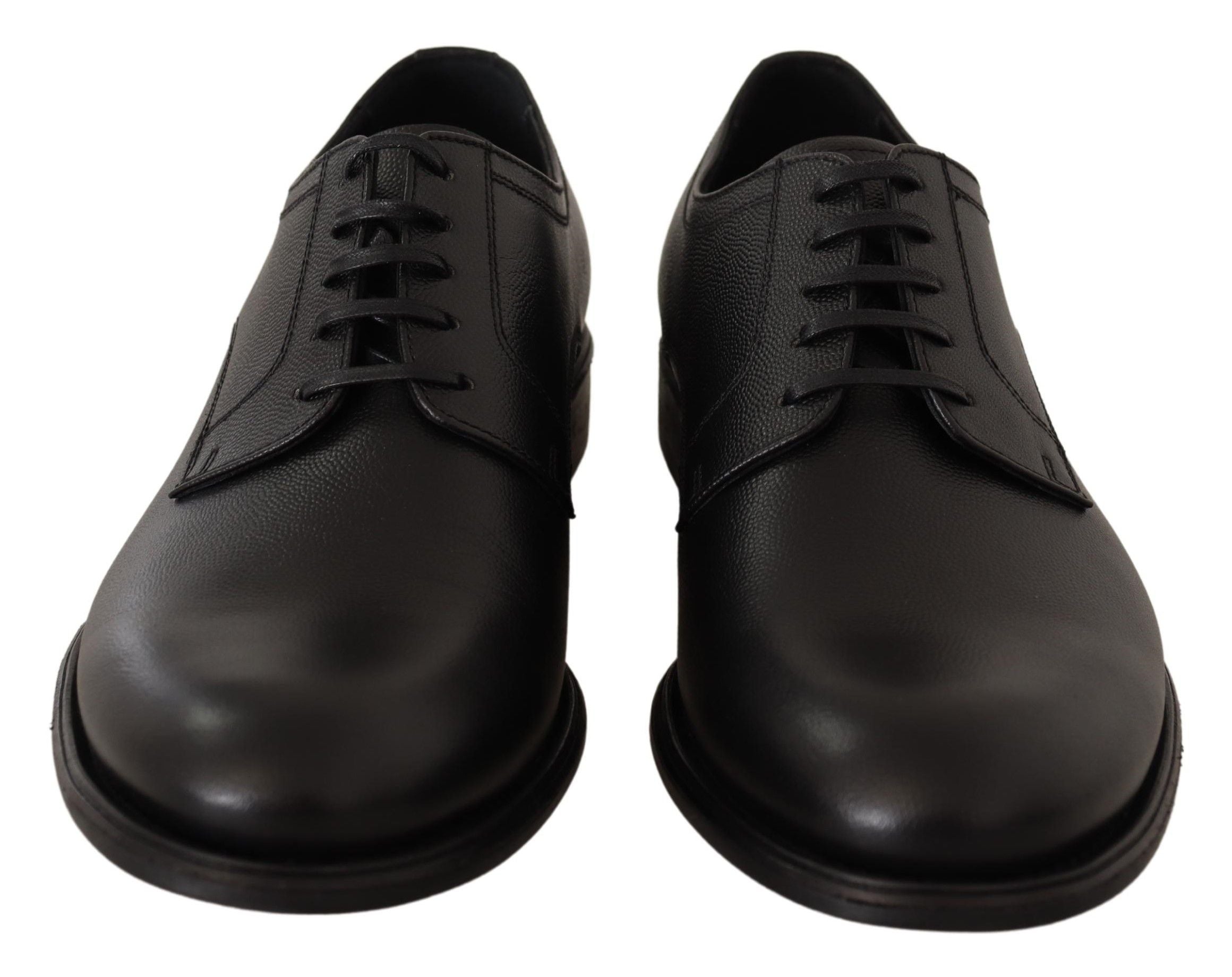 Dolce &amp; Gabbana Elegant derby shoes made of black leather