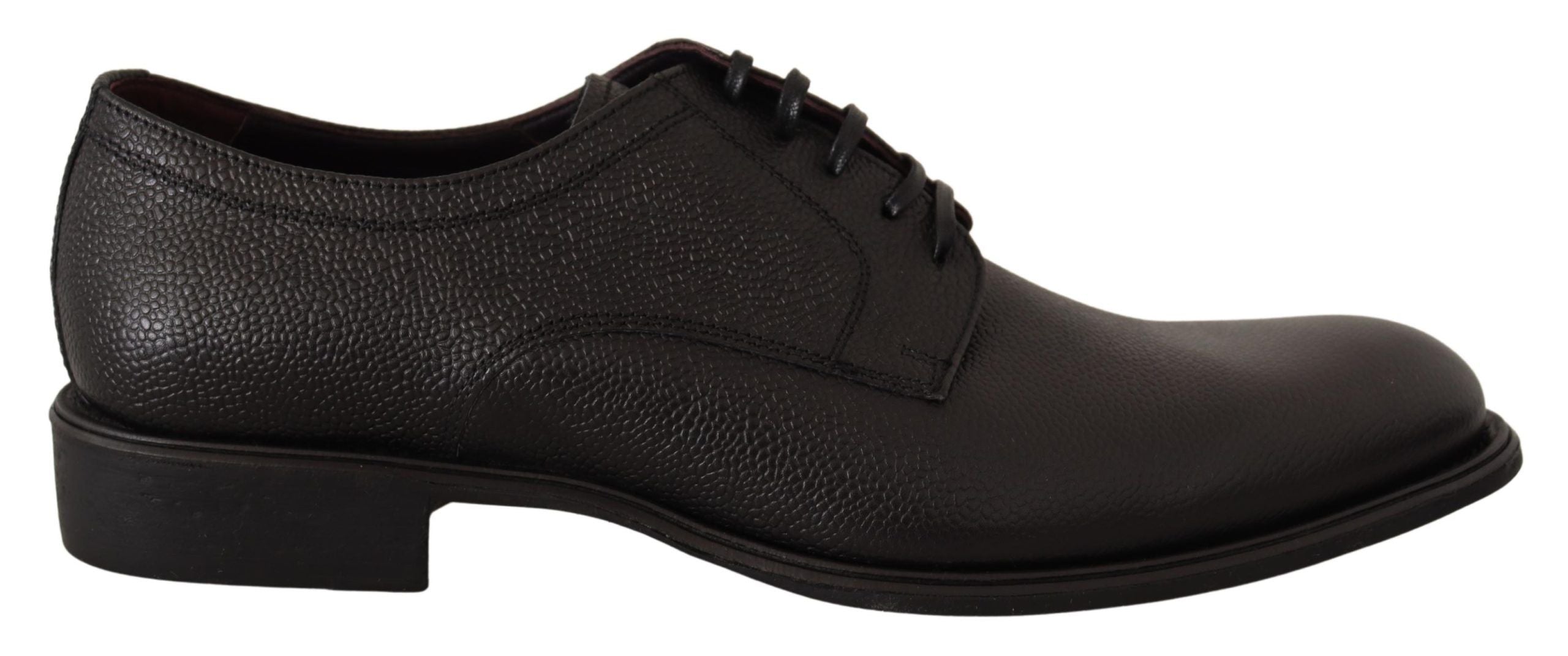 Dolce &amp; Gabbana Elegant derby shoes made of black leather