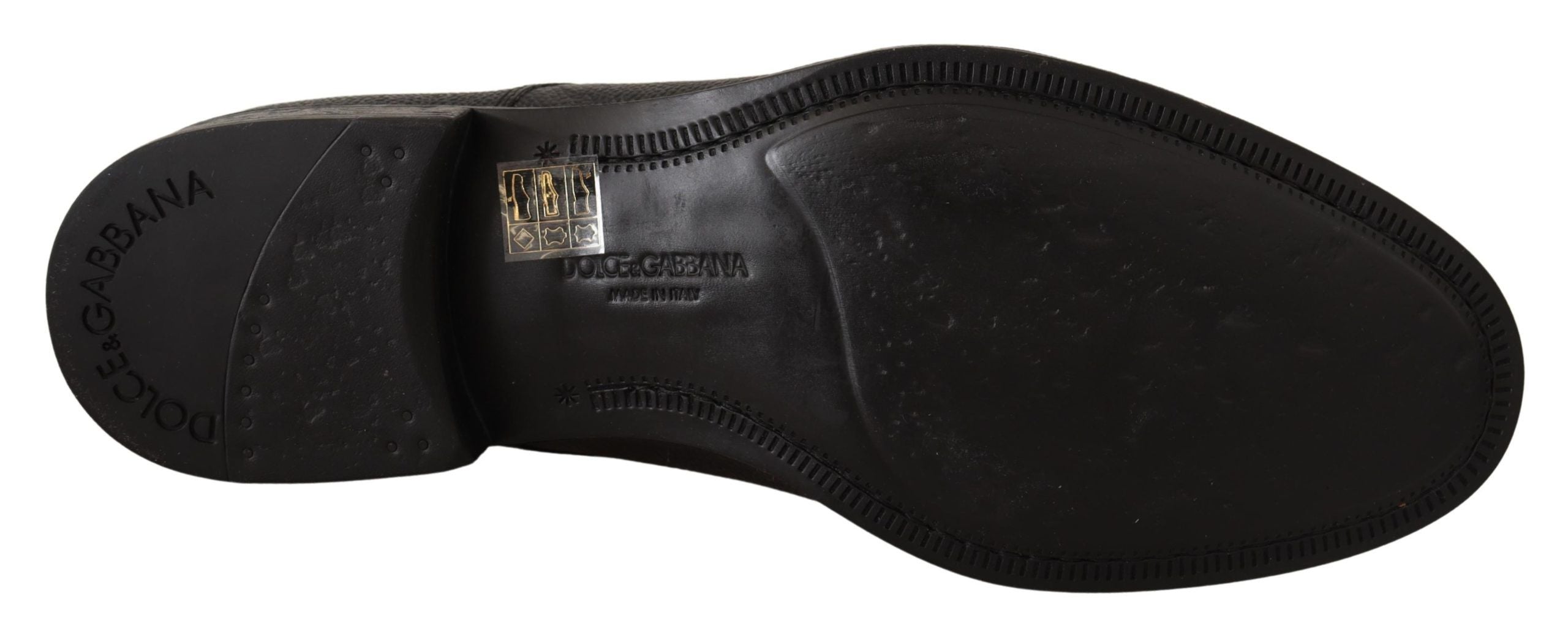 Dolce &amp; Gabbana Elegant derby shoes made of black leather