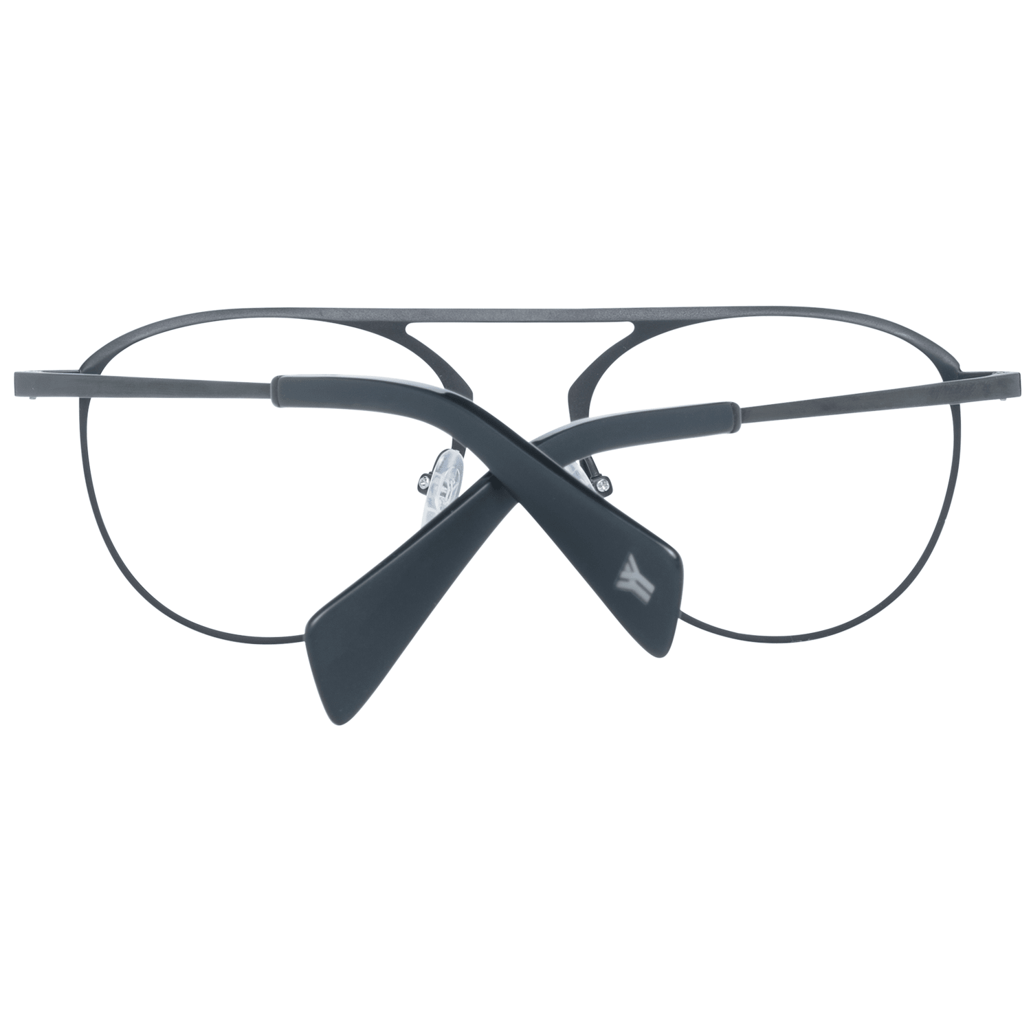 Yohji Yamamoto Schwarze Kunststoffbrille (Gestelle)