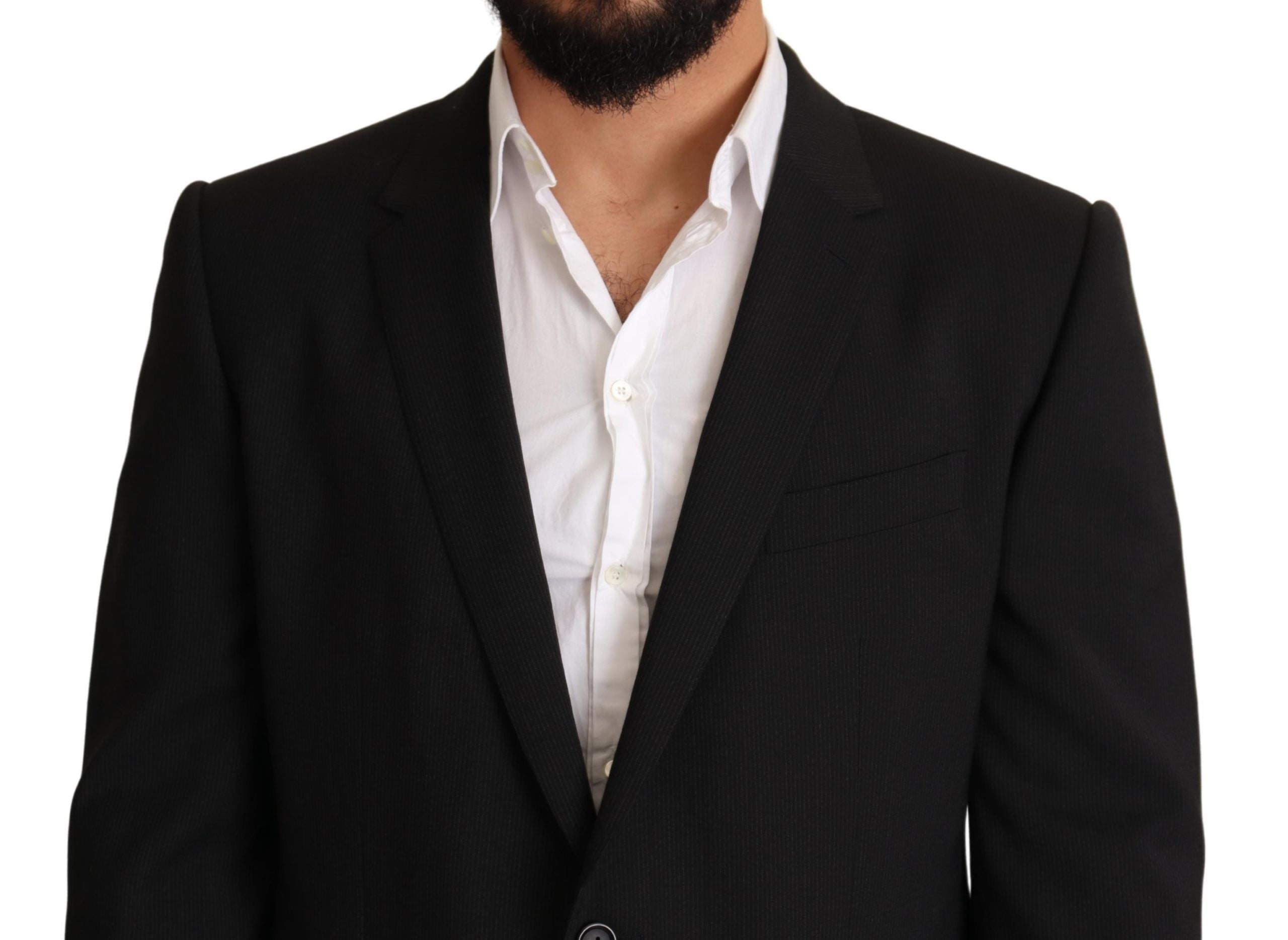 Dolce & Gabbana Schwarz gestreifte MARTINI Jacke Blazer