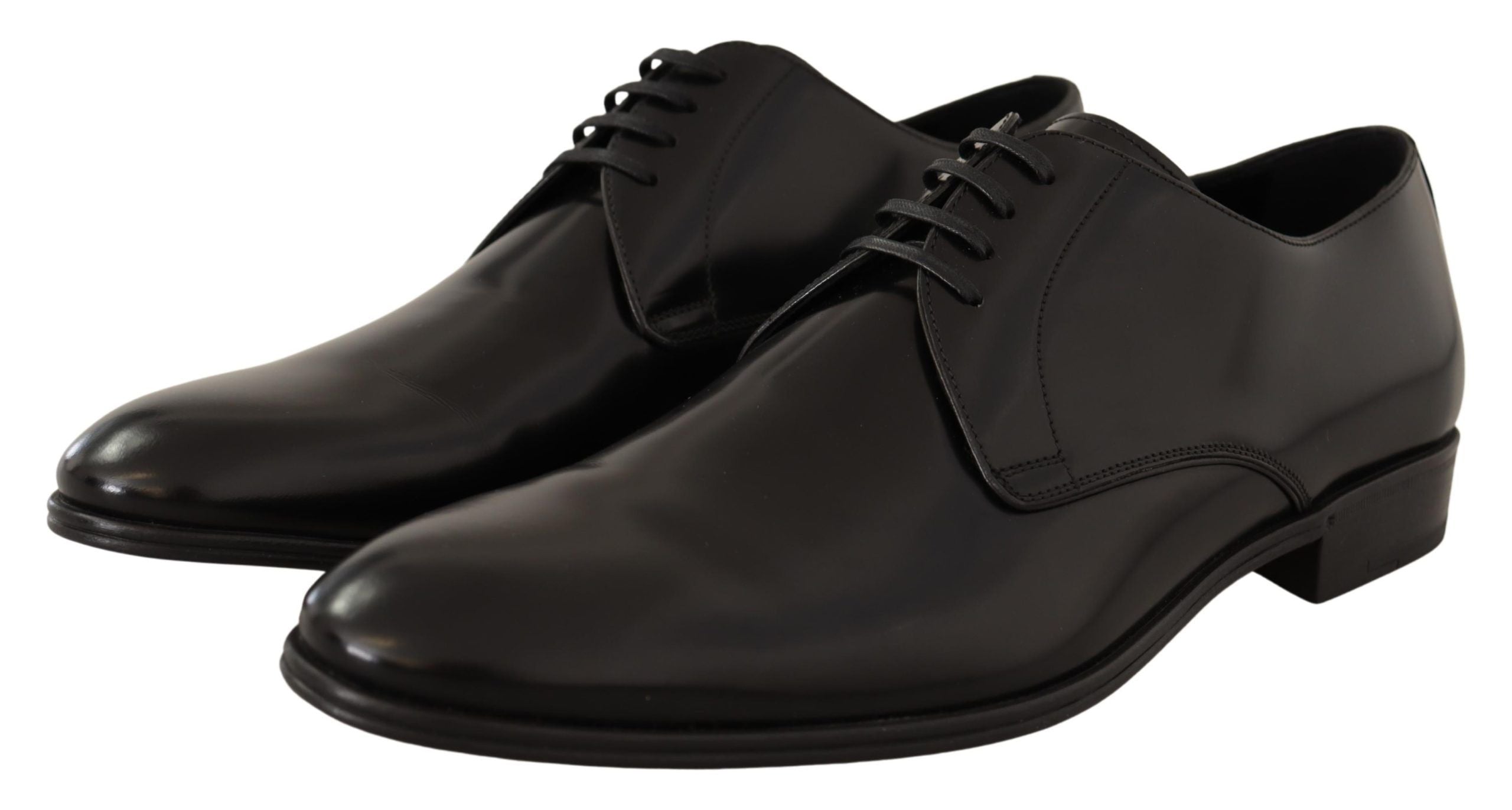 Dolce &amp; Gabbana Elegant derby shoes made of black leather