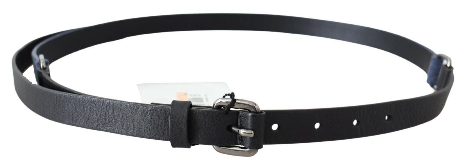 Costume National Elegant black adjustable leather belt