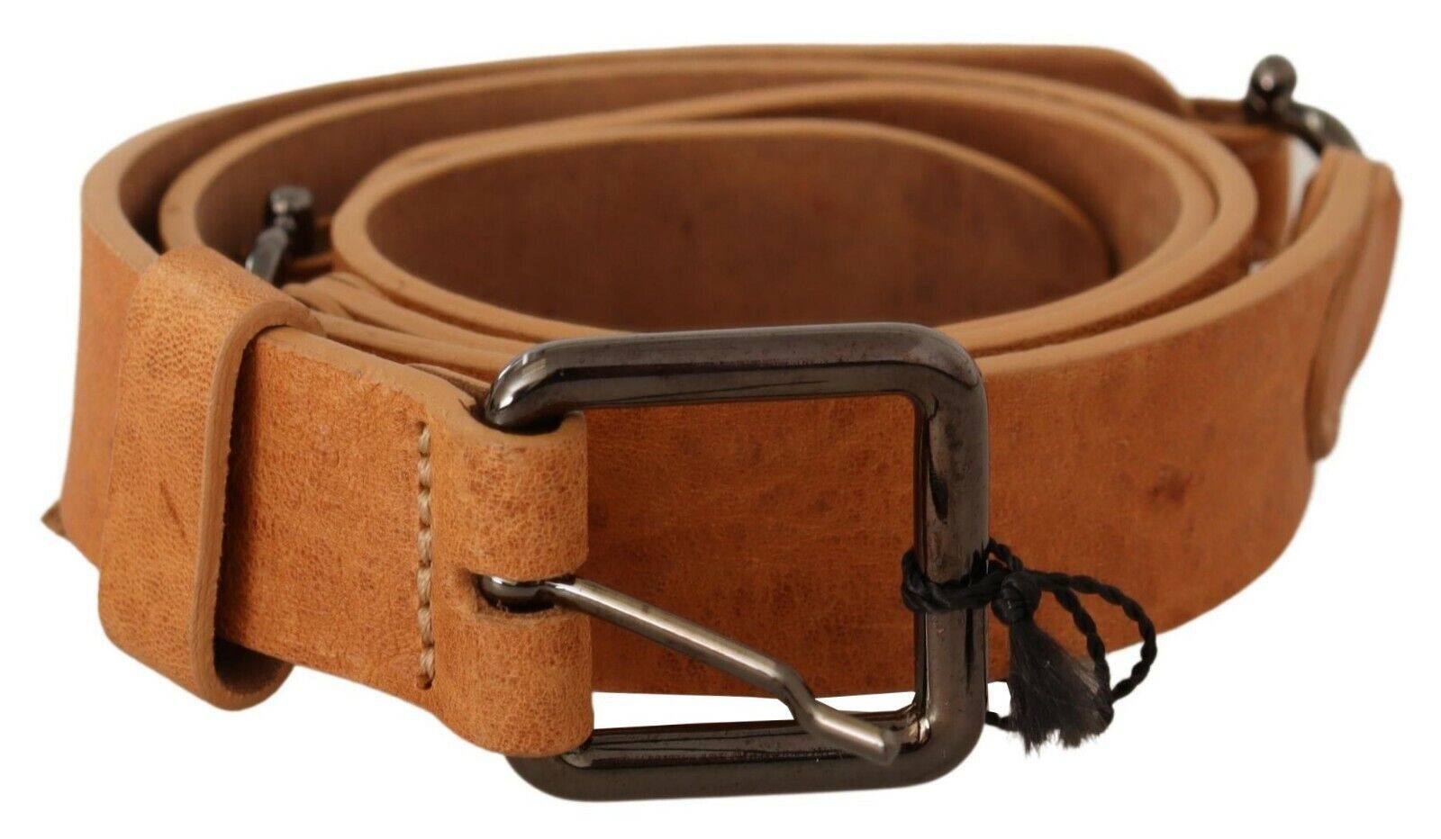 Costume National Light Brown Buckle Belt