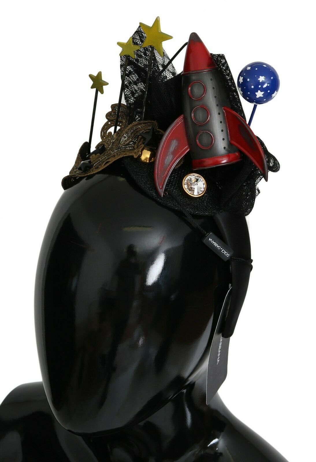 Dolce & Gabbana Rakete Kristall Sterne Tiara Diadem Stirnband