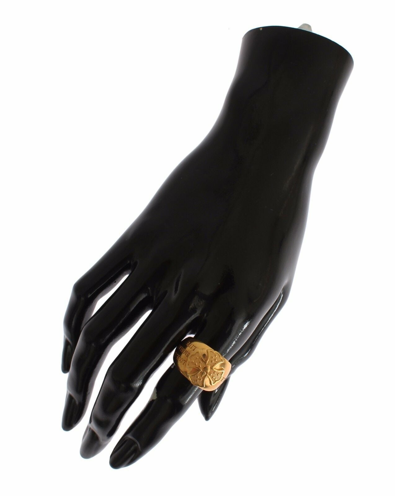 Nialaya Goldplattierter 925 Silber Damenring