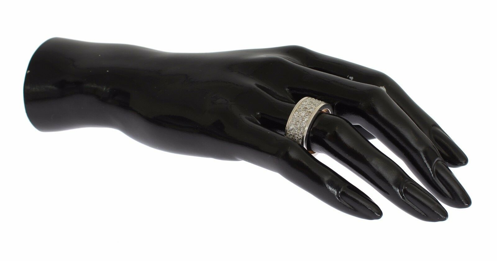 Nialaya Silver Women's CZ 925 Sterling Ring