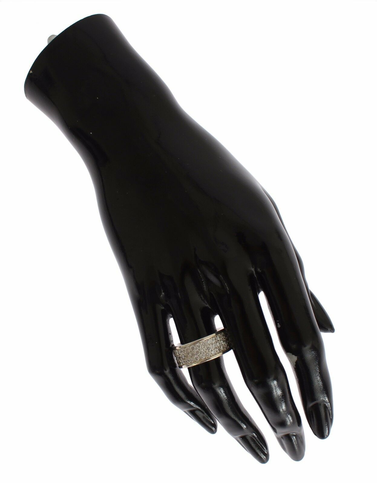 Nialaya Silver Women's CZ 925 Sterling Ring