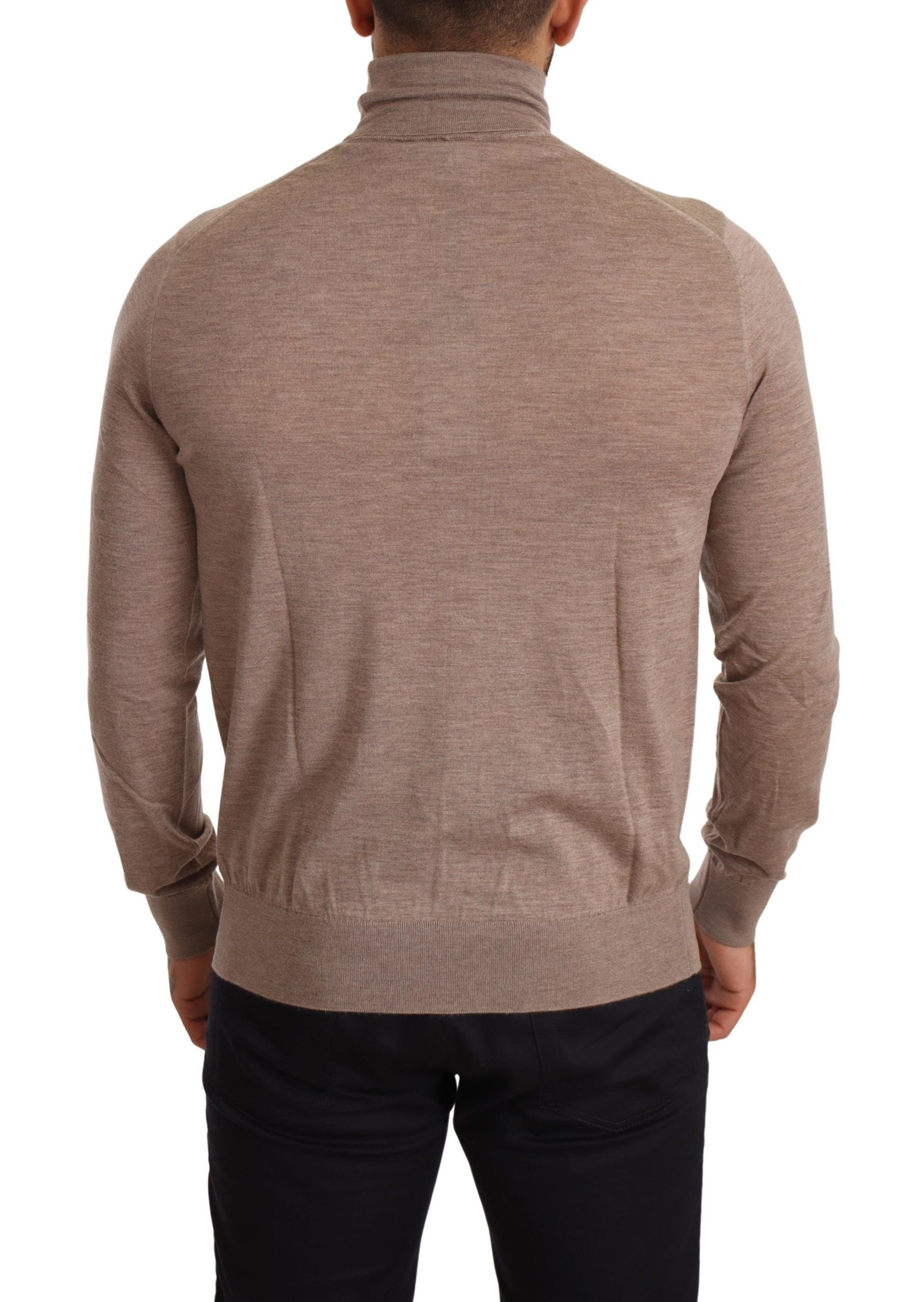 Dolce & Gabbana Brauner Kaschmir-Rollkragenpullover