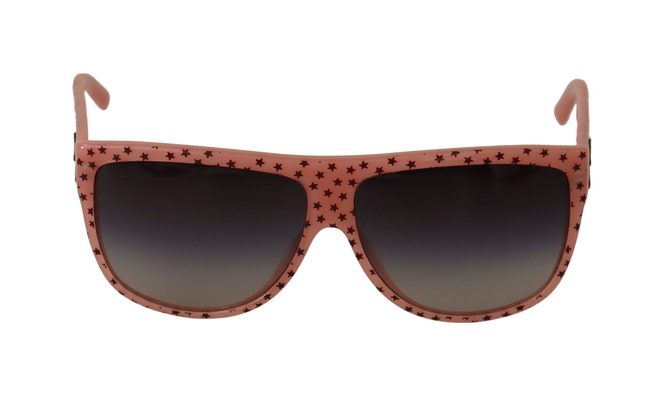 Dolce &amp; Gabbana Brown Stars Acetate Frame Women Shades Sunglasses