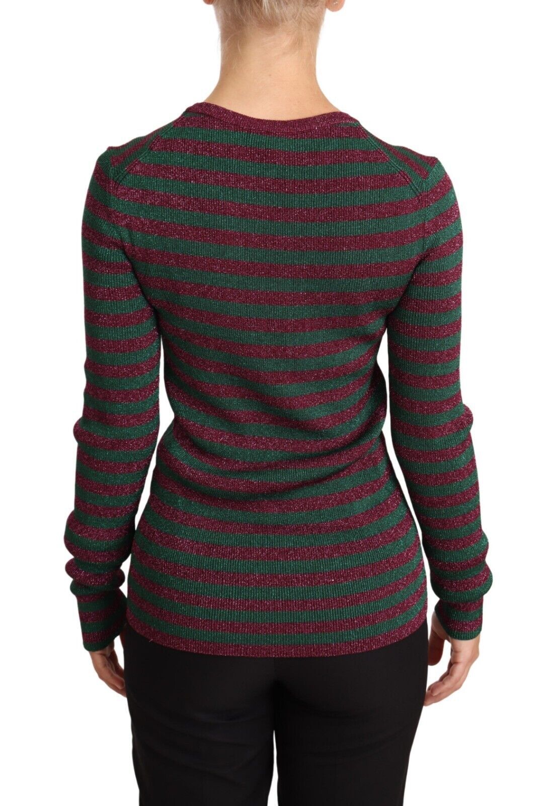 Dolce &amp; Gabbana multicolored striped round-neck sweater