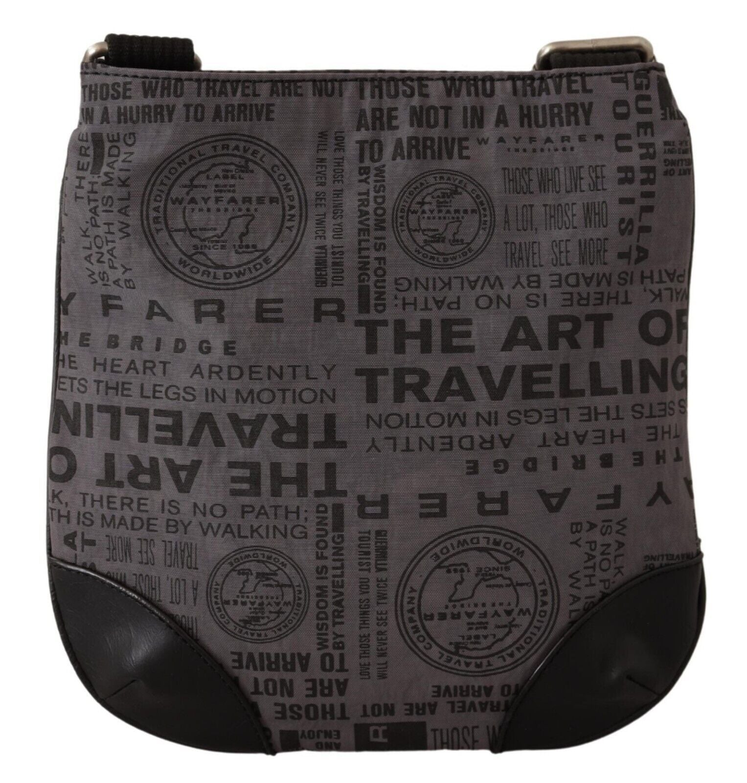 WAYFARER Graue bedruckte Logo-Umhängetasche Crossbody Handtasche