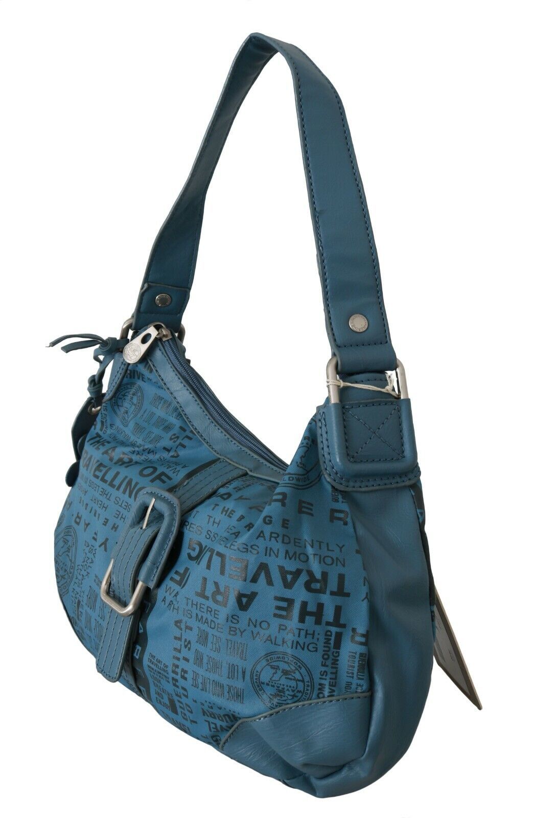 WAYFARER Shoulder Bag Printed Handbag Women Blue