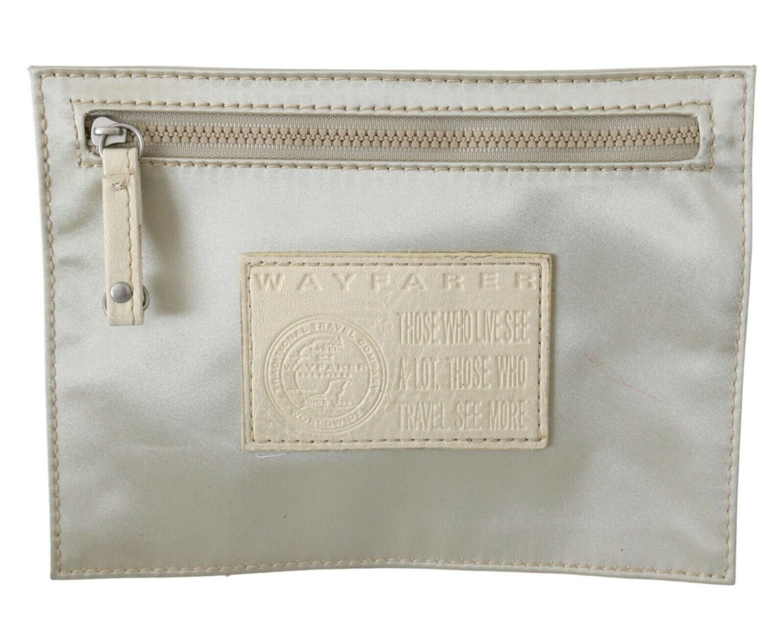 WAYFARER White Zippered Wallet