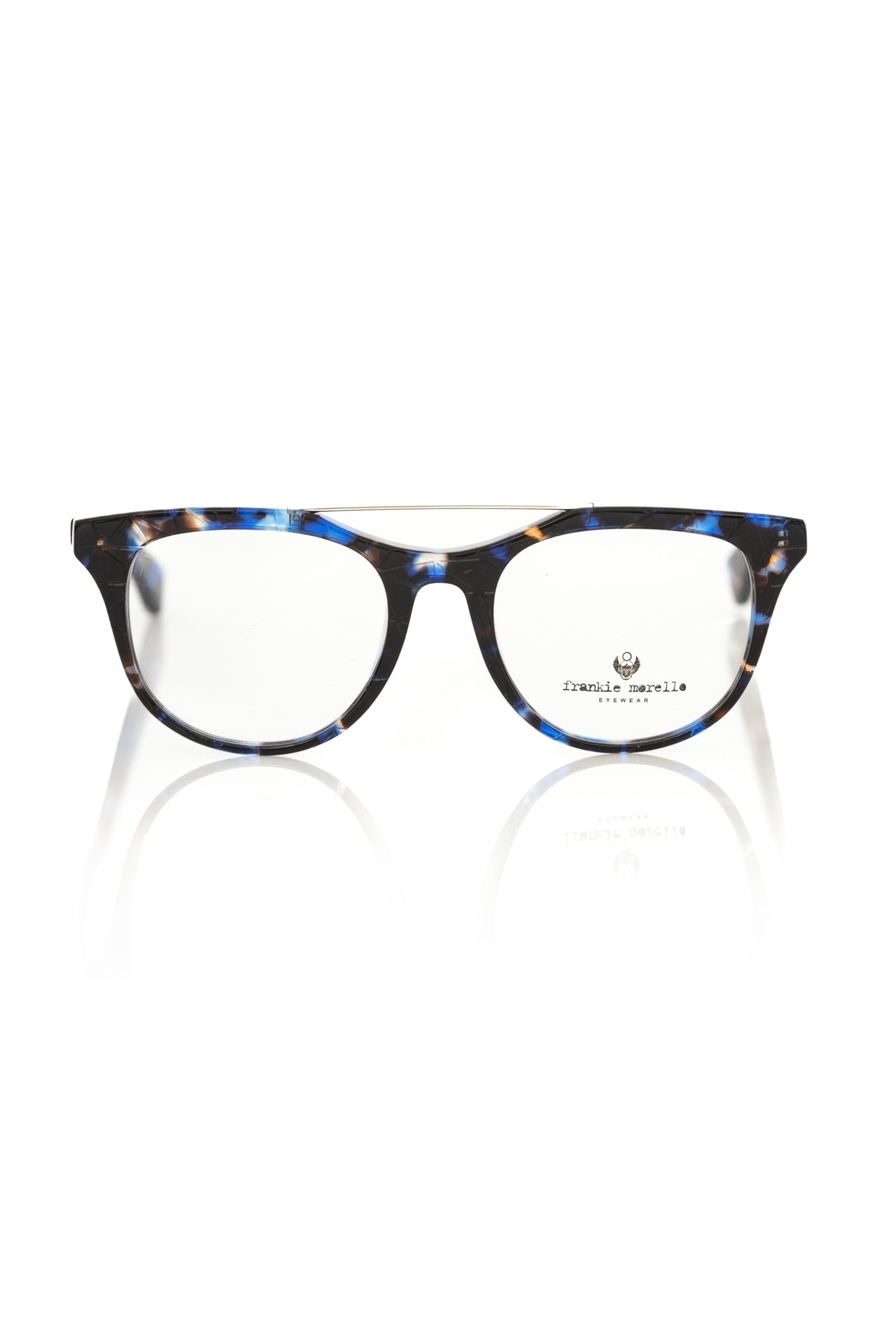 Frankie Morello Blaue Herrenbrille aus Acetat