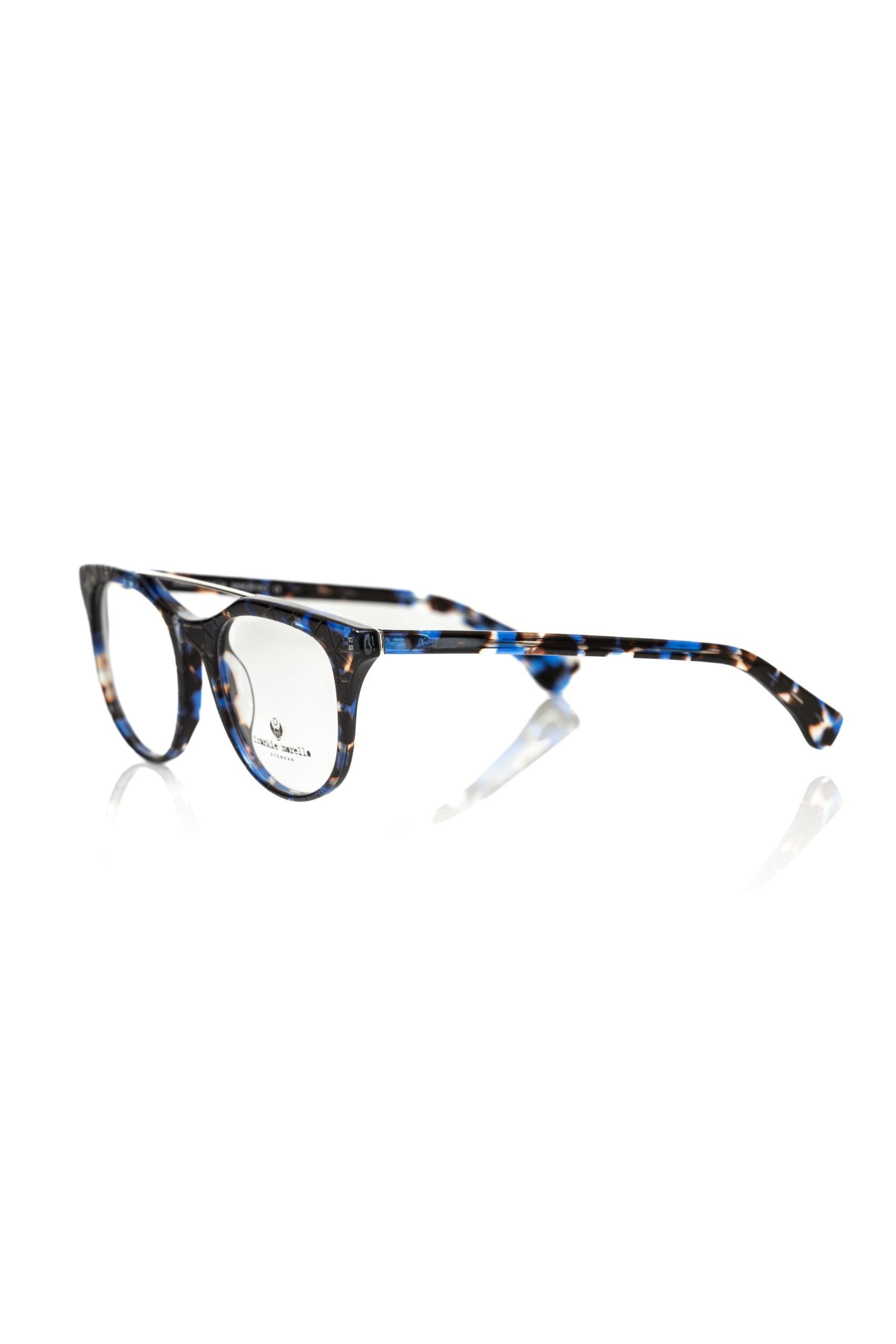 Frankie Morello Blaue Herrenbrille aus Acetat
